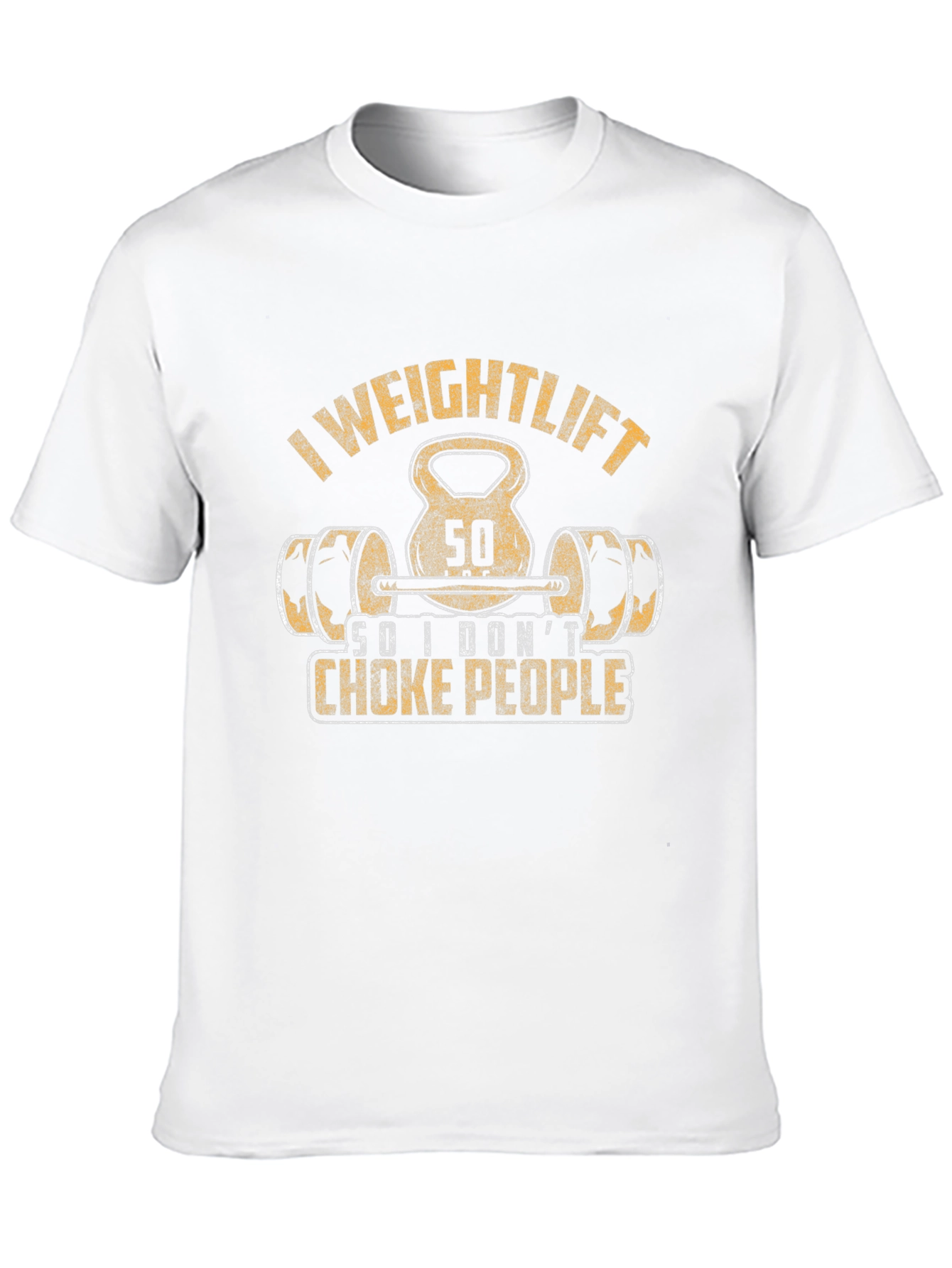 Black I Weightlift So I Don't Choke People Funny T-Shirt view 10