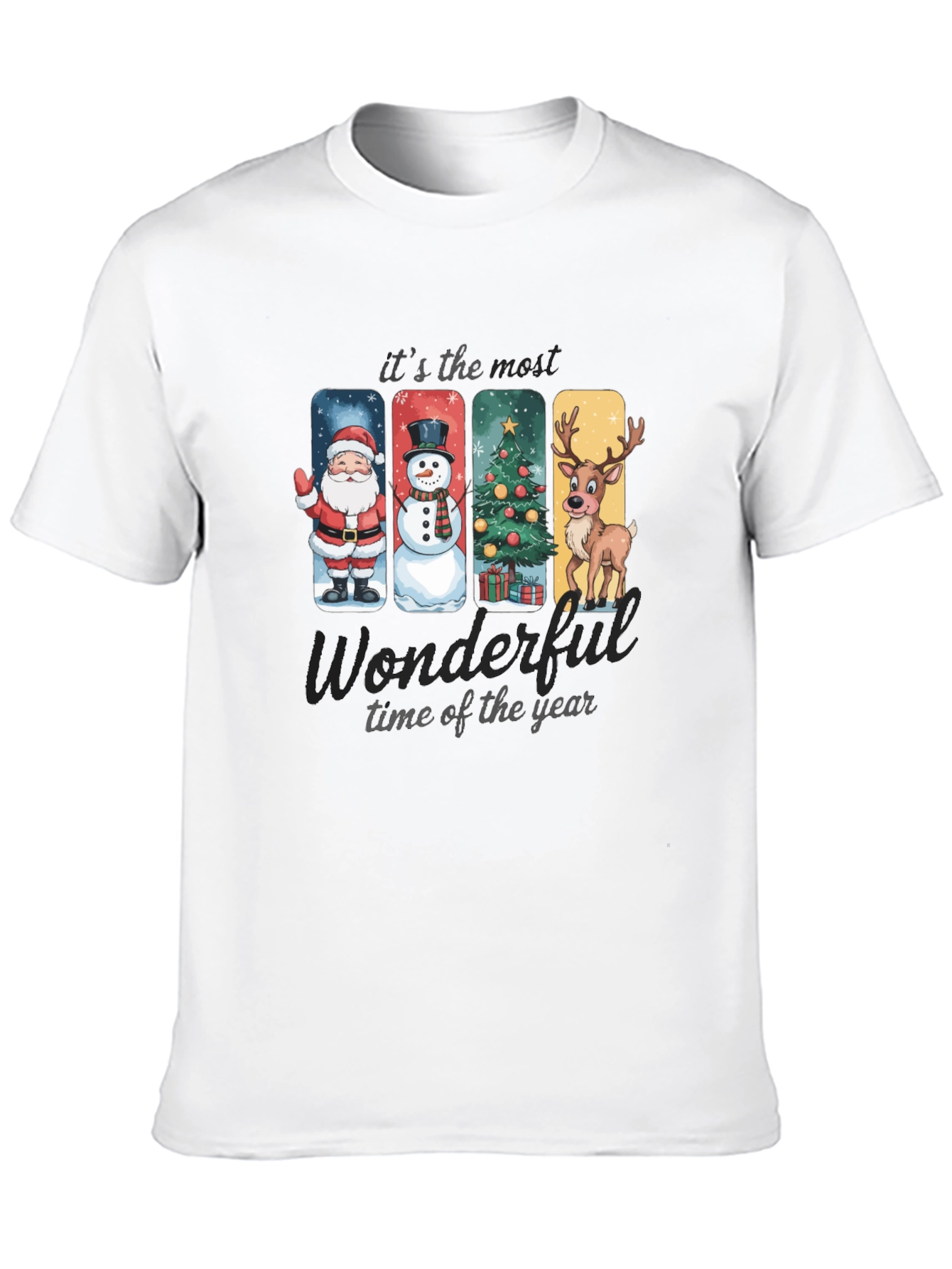 Black Holiday Character T-Shirt view 10