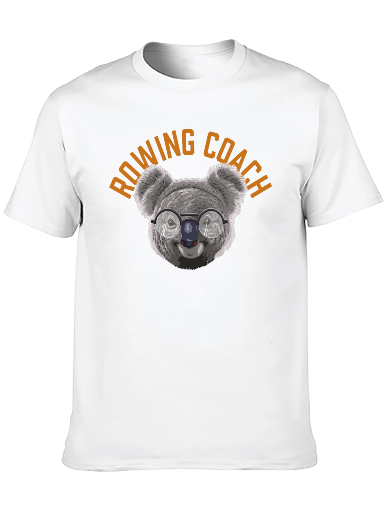 Black Rowing Coach Koala T-Shirt view 10