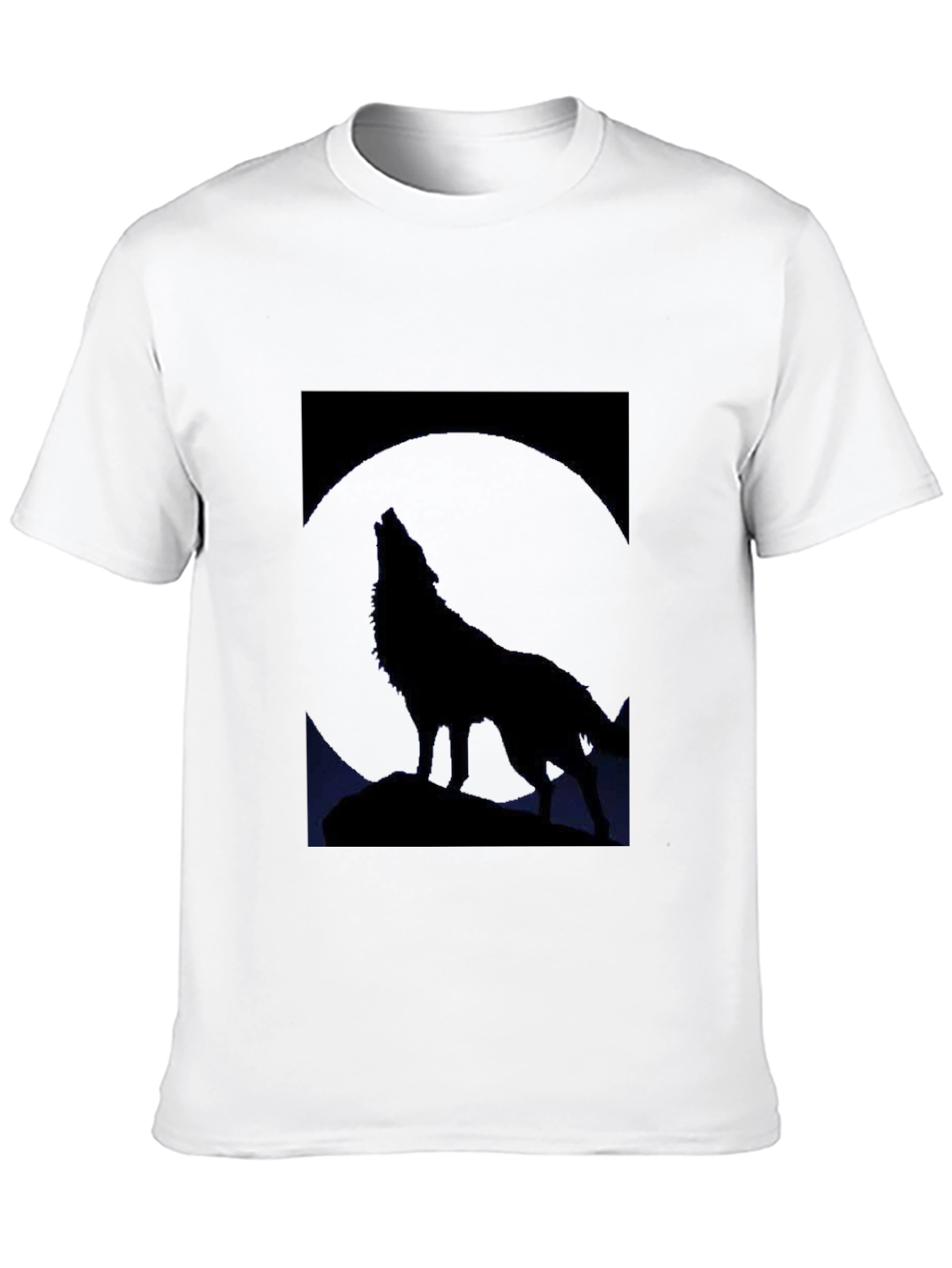 Black Wolf Moon Graphic Tee - Black view 10