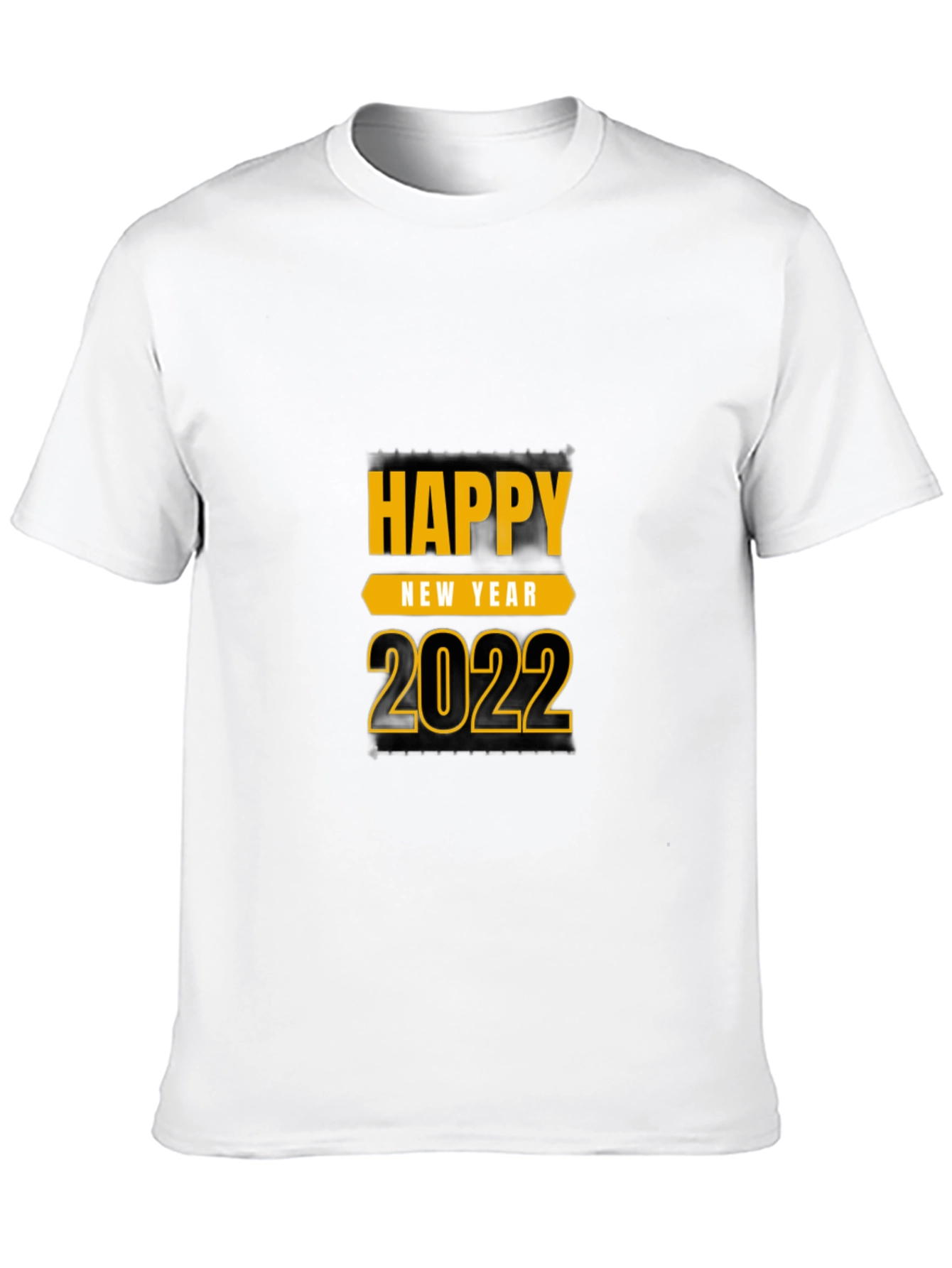 Black Happy New Year 2022 Black T-Shirt view 10