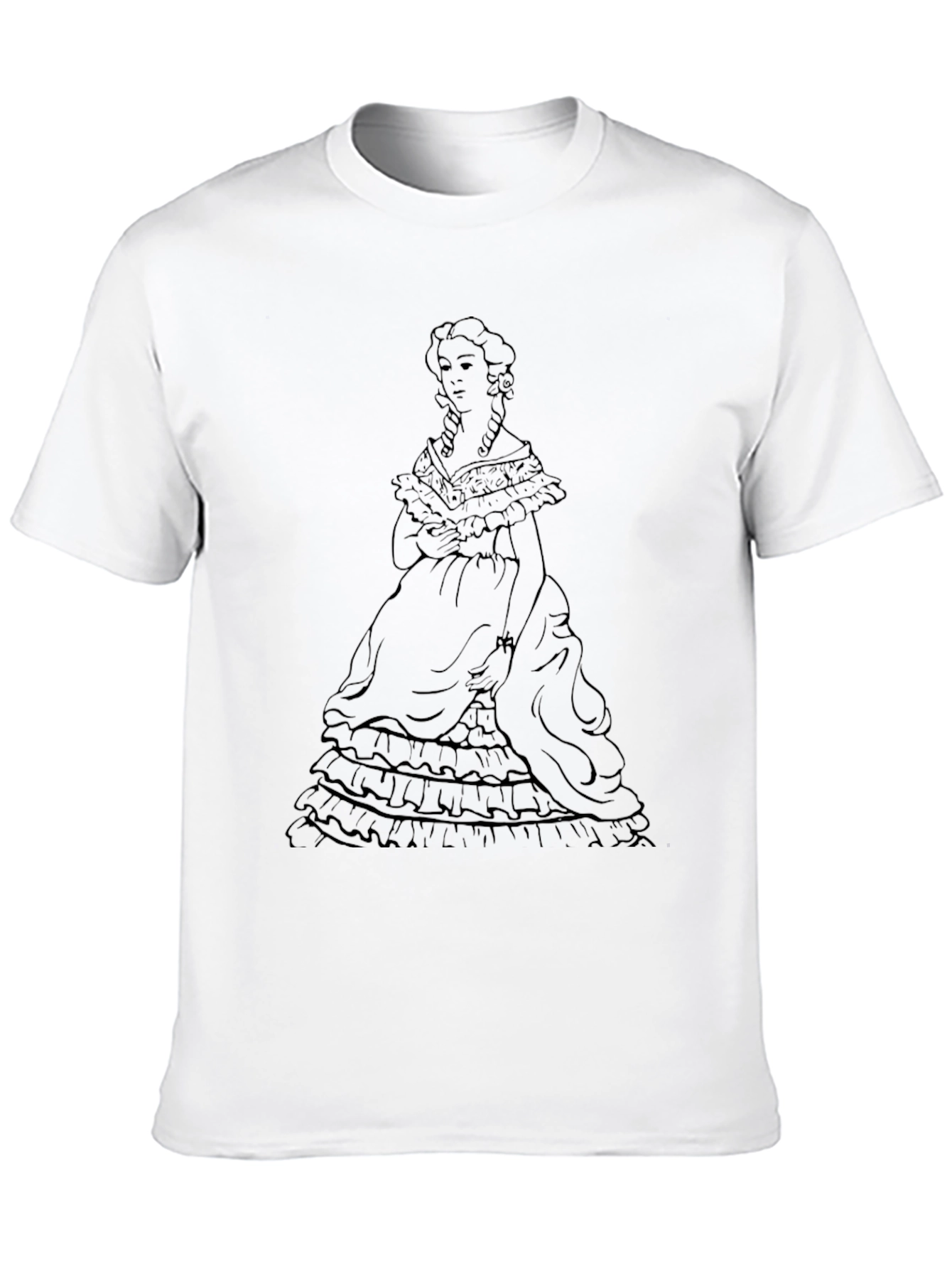 Black Vintage Silhouette T-Shirt - Classic Style view 10