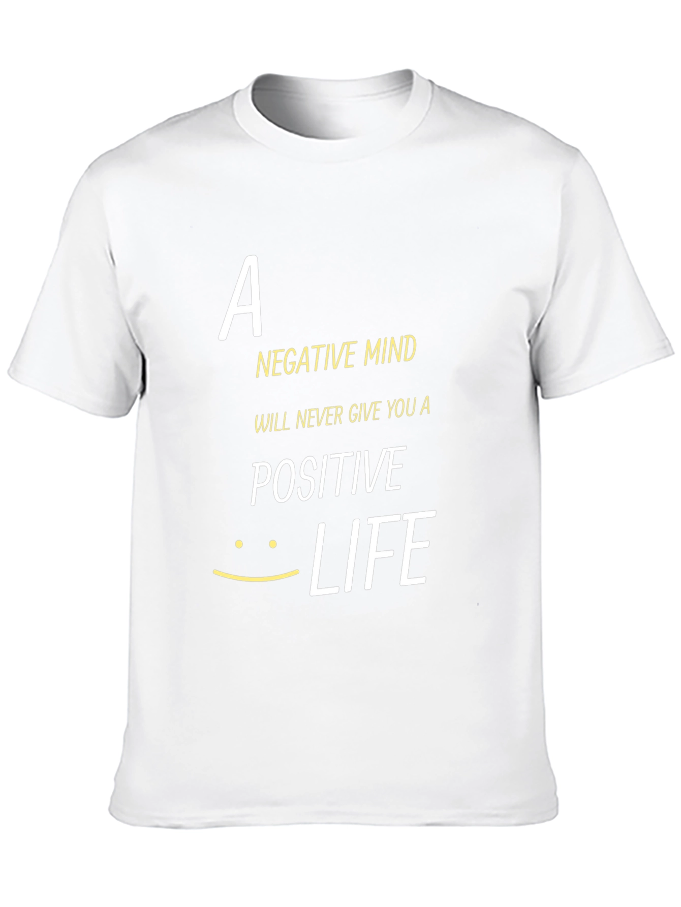 Black Inspirational Graphic Tee - Positive Life view 10