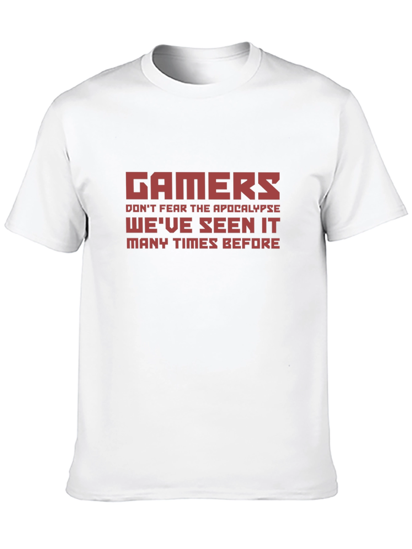 Black Gamer Apocalypse T-Shirt - Funny Graphic Tee view 10