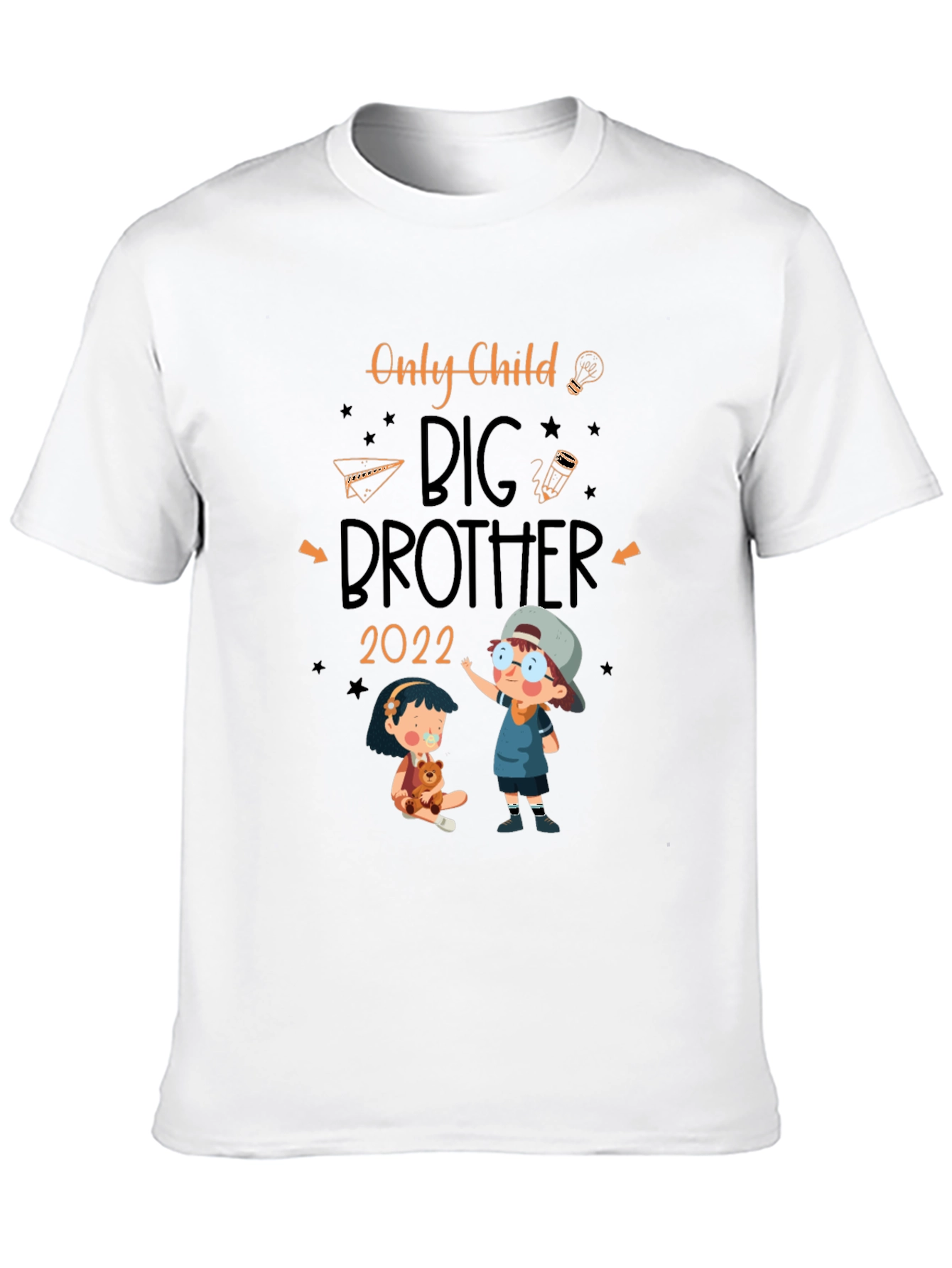 Black Only Child Big Brother 2022 T-Shirt view 10