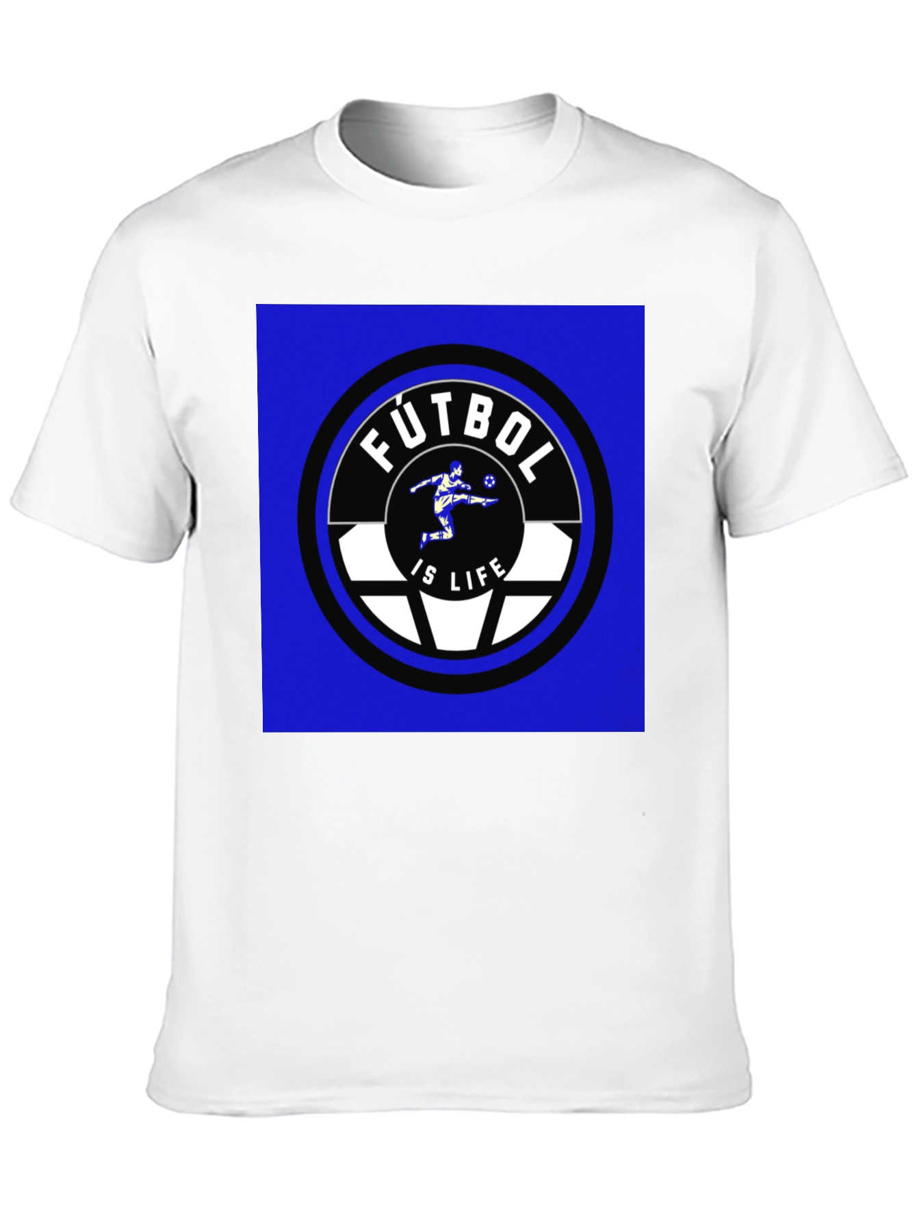 Black Futbol is Life T-Shirt - Soccer Fan Tee view 10