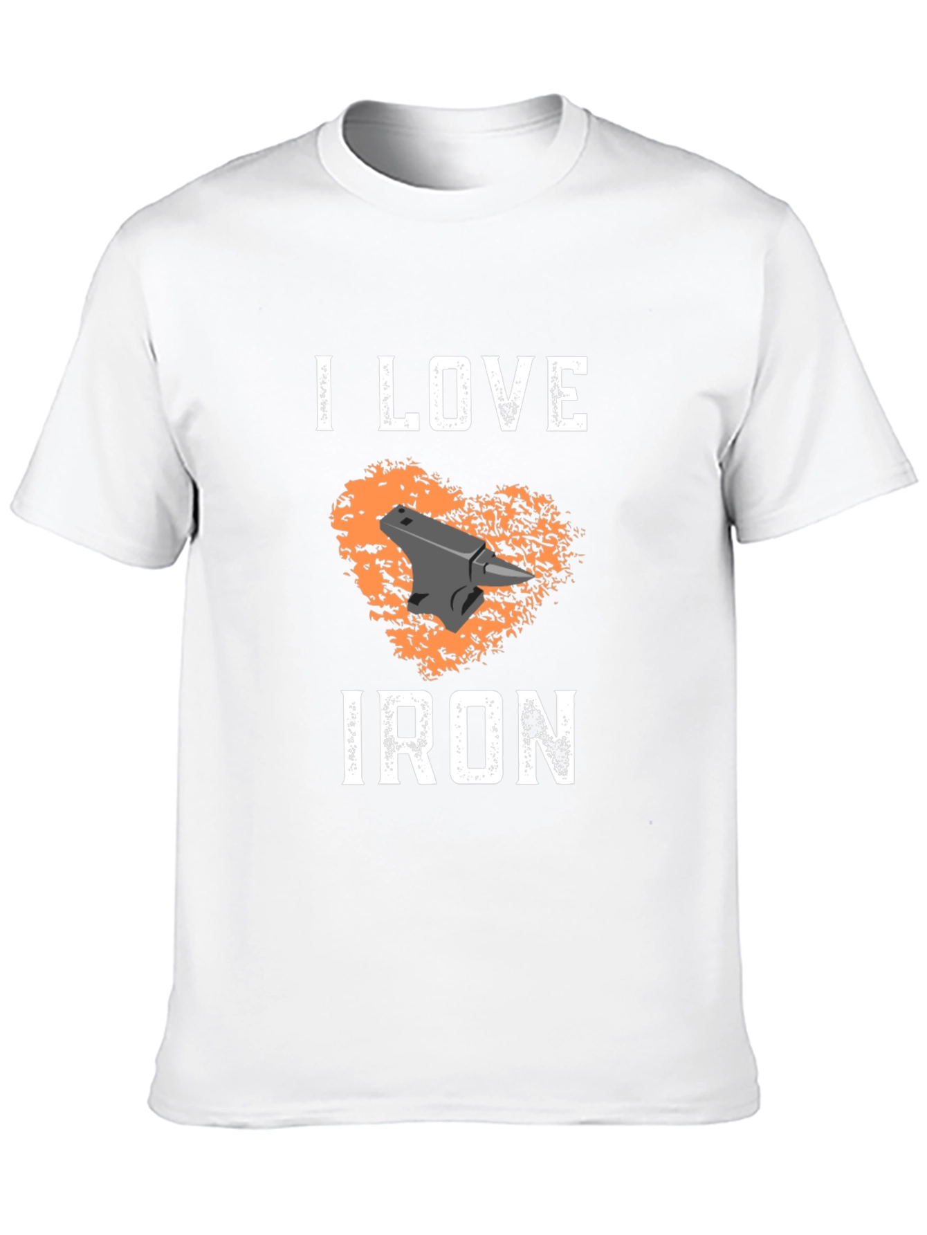 Black I Love Iron Black T-Shirt - Forging & Blacksmithing view 10