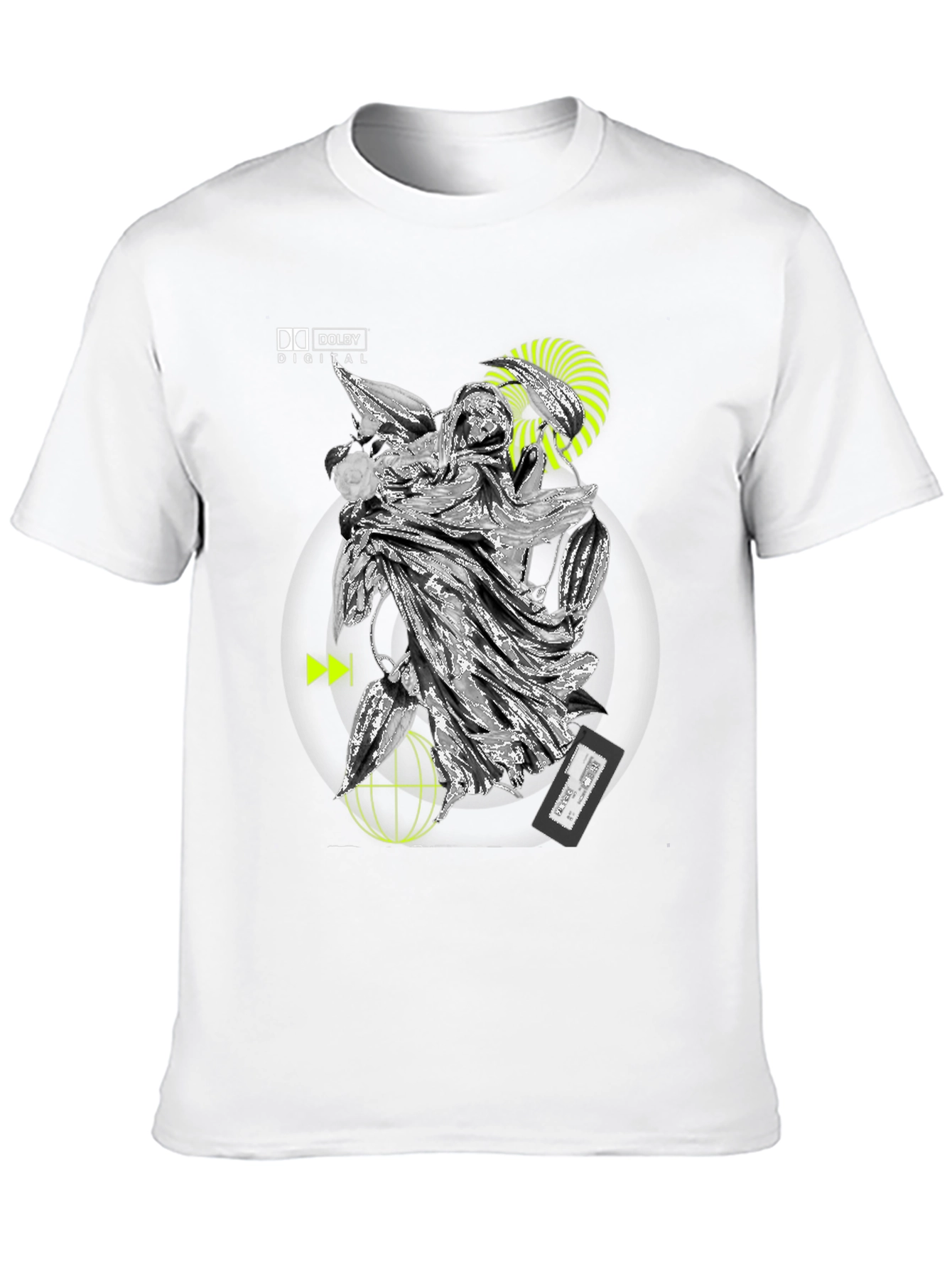 Black Dolby Digital Graphic Tee - Black Stylish T-Shirt view 10