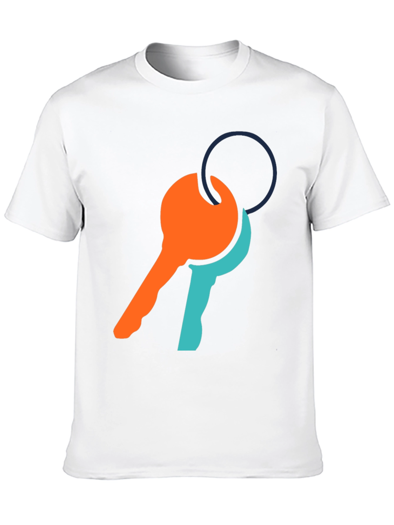 Black Modern Key Graphic Tee - Casual Comfort view 10