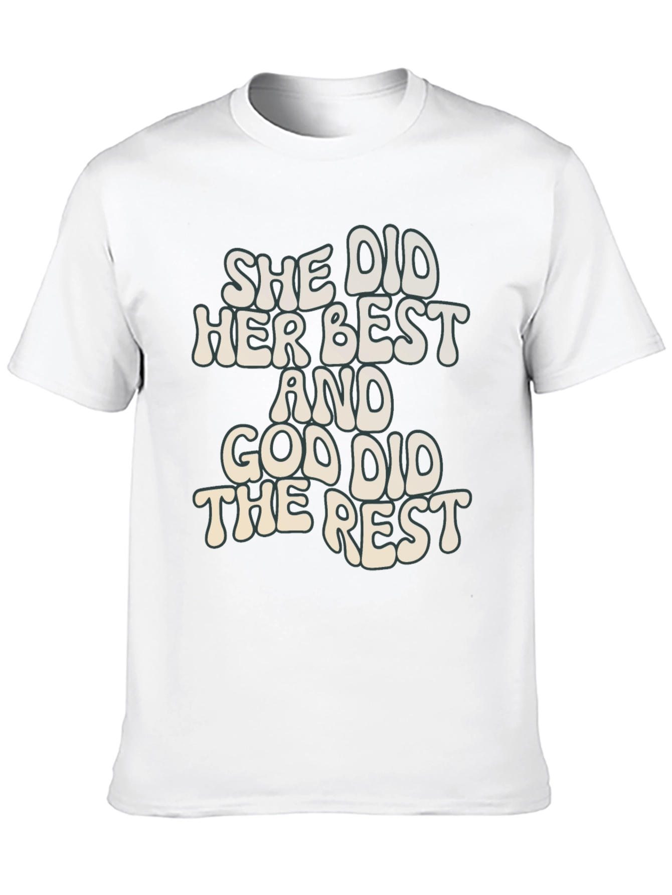She Did Her Best Graphic T-Shirt - Christian Inspired - 10
