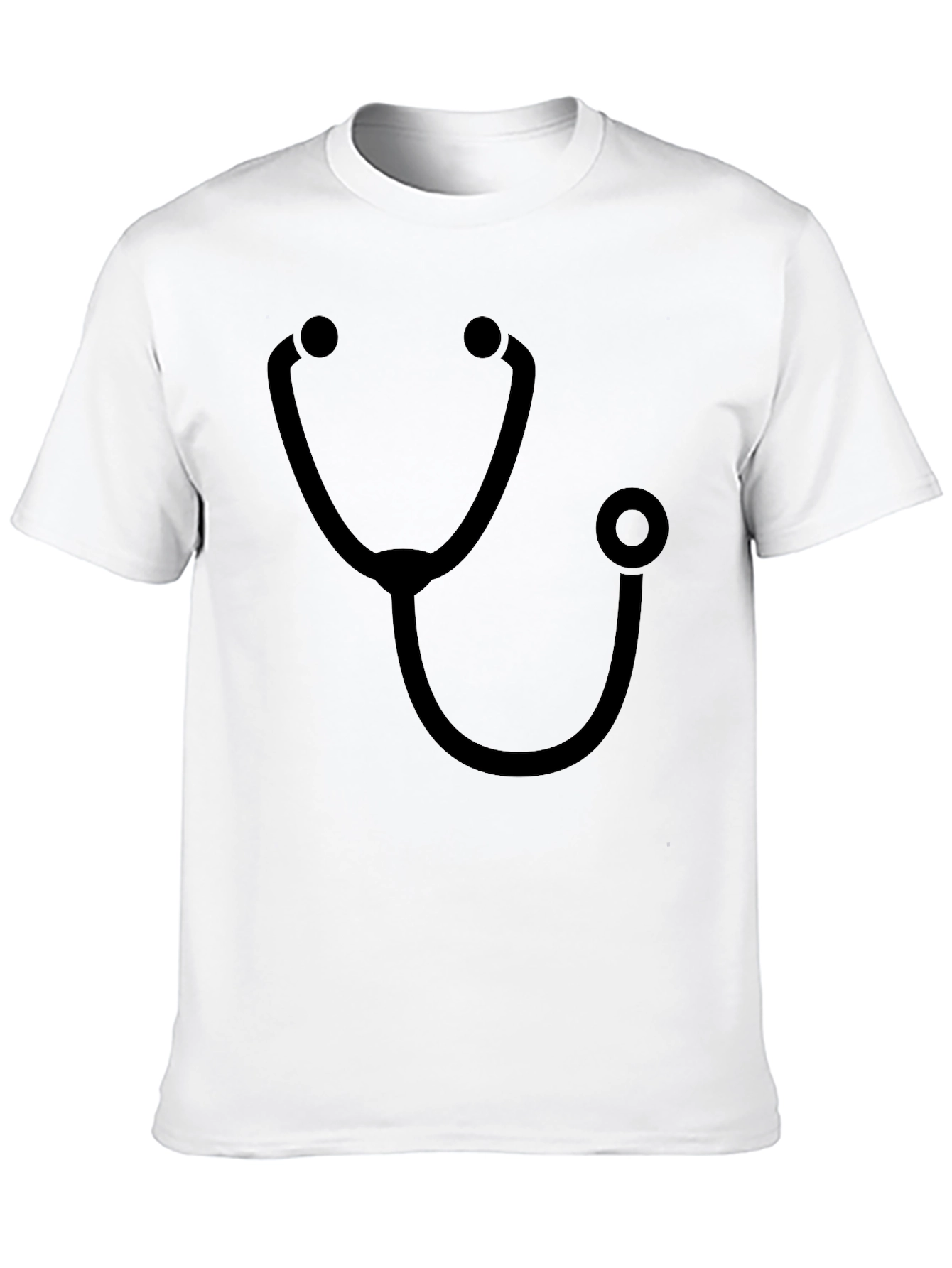Black Stethoscope Graphic T-Shirt - Medical Professional Tee view 10