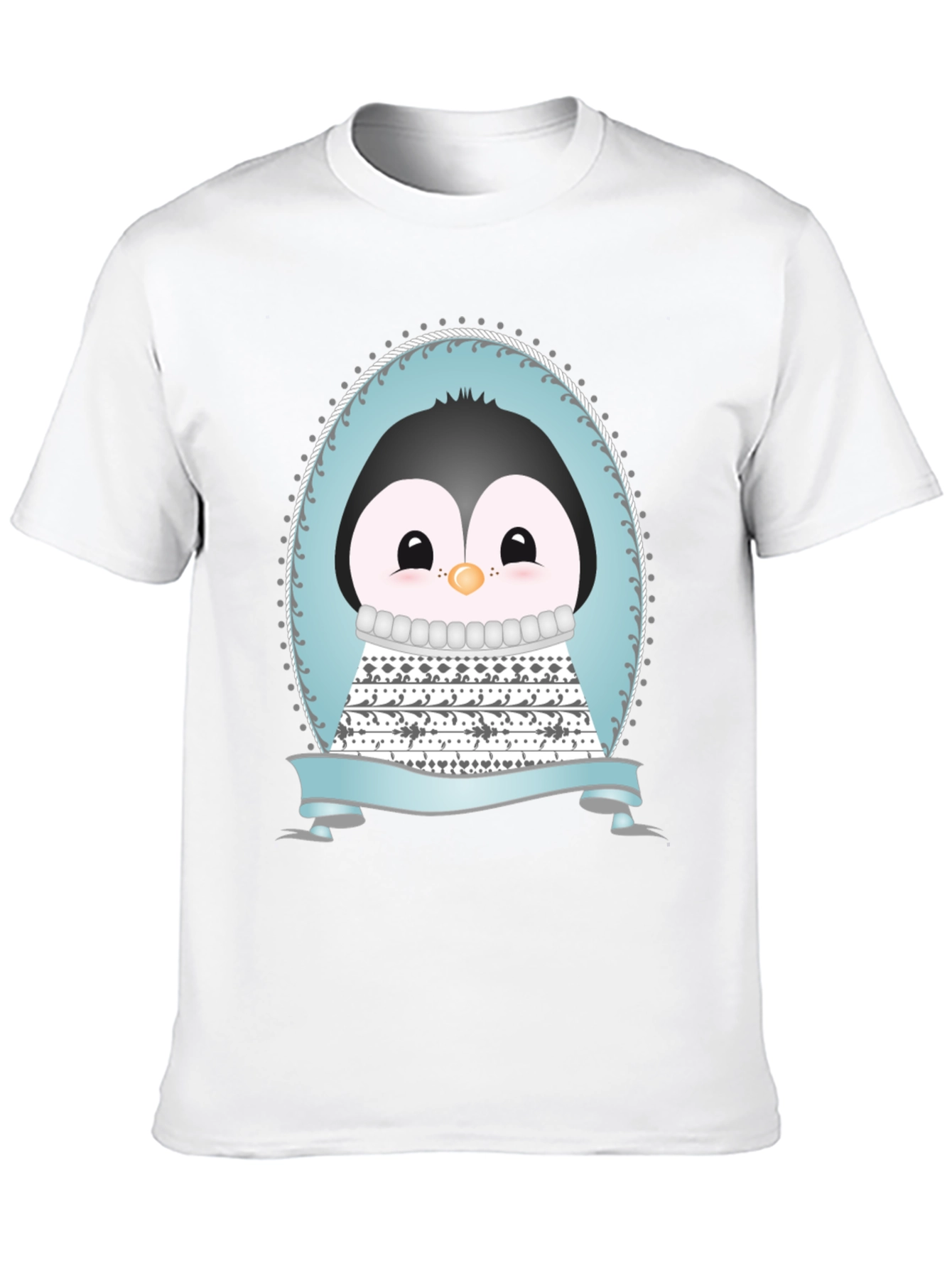 Black Penguin Graphic Tee - Cute Cartoon Design view 10
