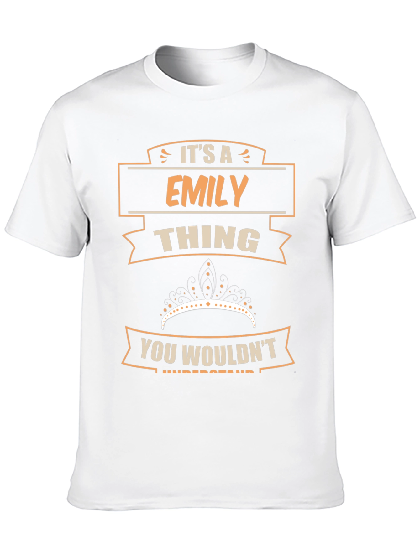 Black It's an EMILY Thing Funny T-Shirt view 10
