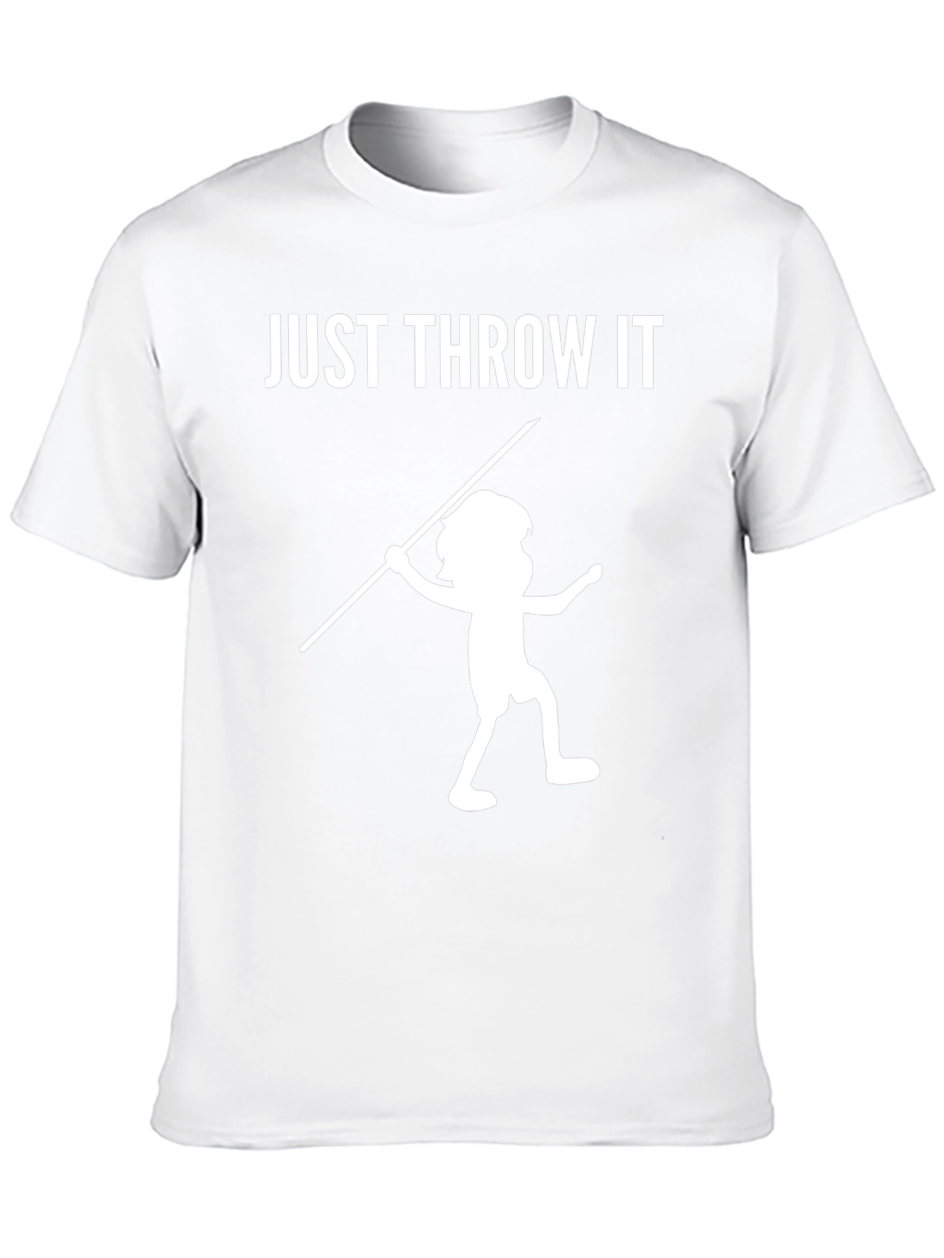 Black Just Throw It! Novelty Black T-Shirt view 10