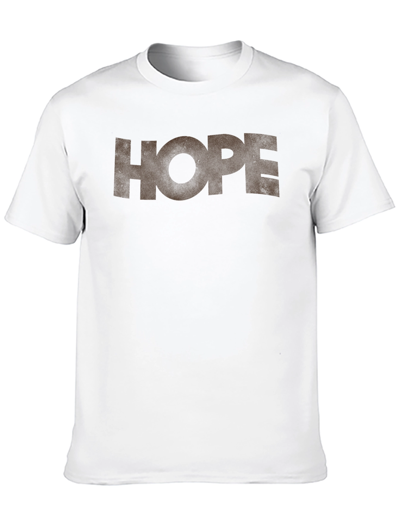 Black HOPE Graphic Print Crew Neck T-Shirt view 10