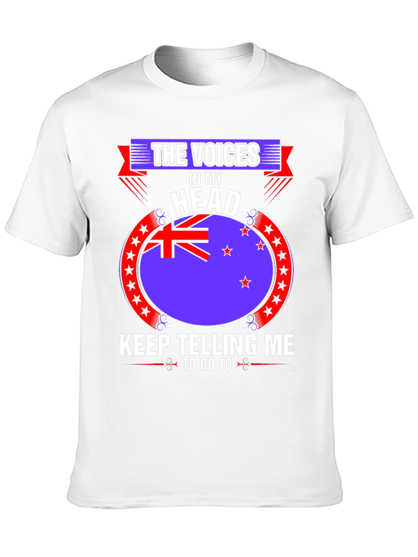 Black Voices In My Head T-Shirt - New Zealand view 10