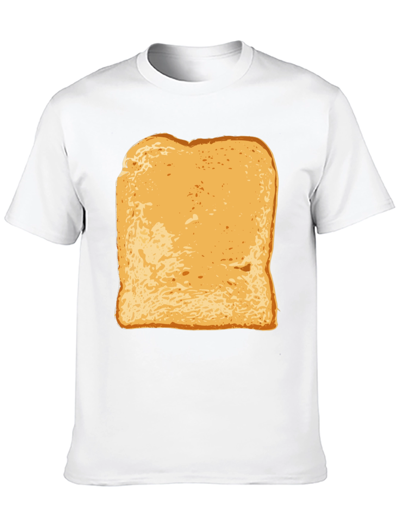 Black Bread Slice Graphic Tee - Funny Food T-Shirt view 10