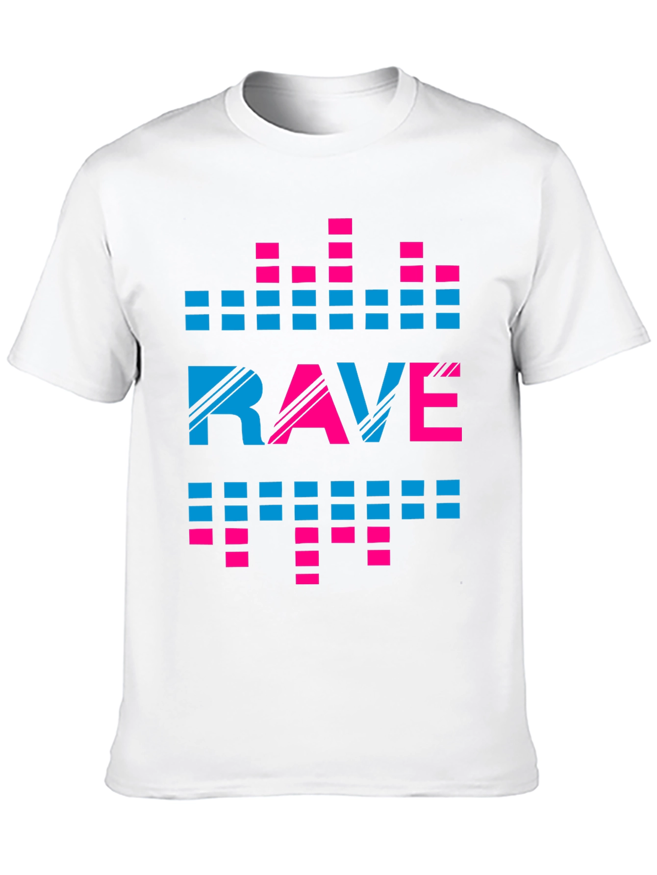 Black Rave Graphic Print Crew Neck T-Shirt view 10