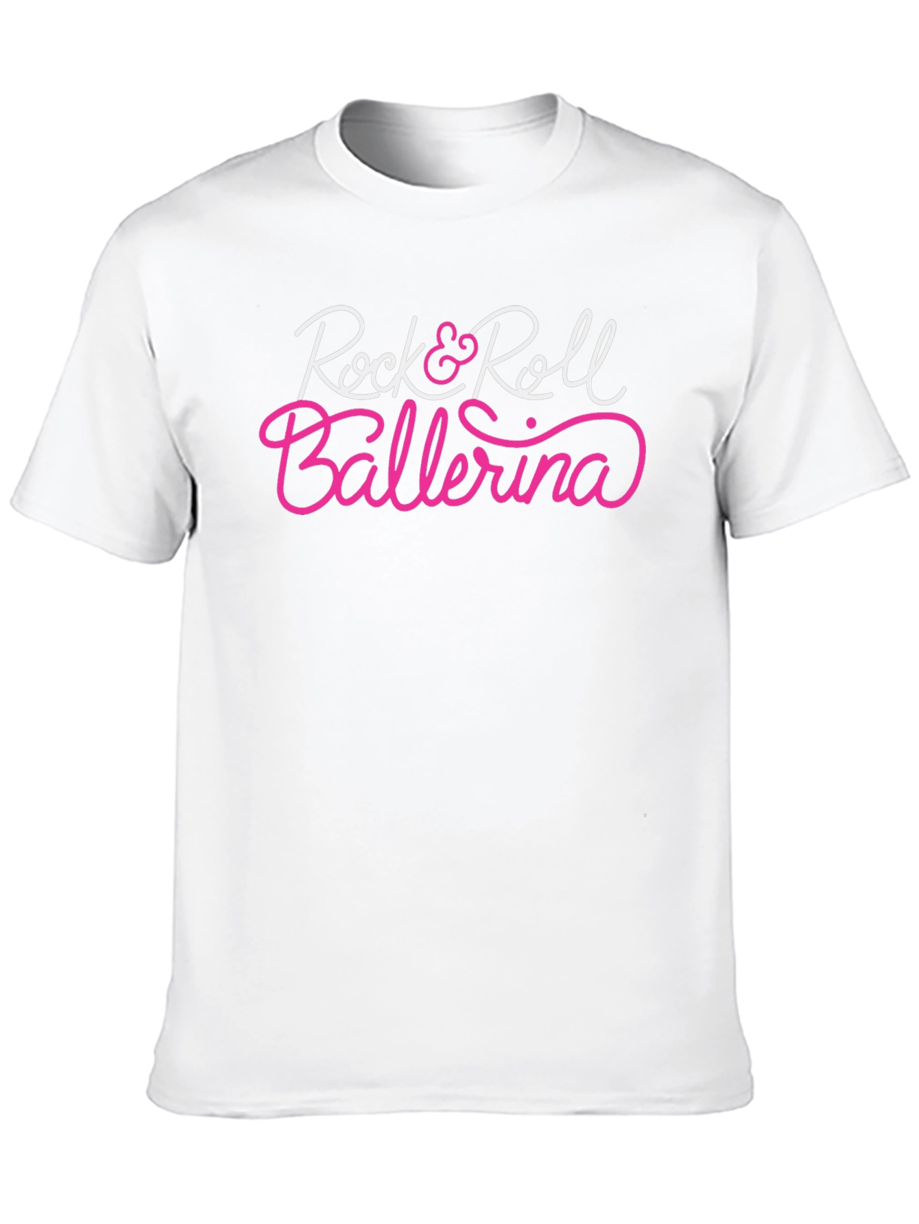 Black Rock & Roll Ballerina Graphic Tee - Black view 10