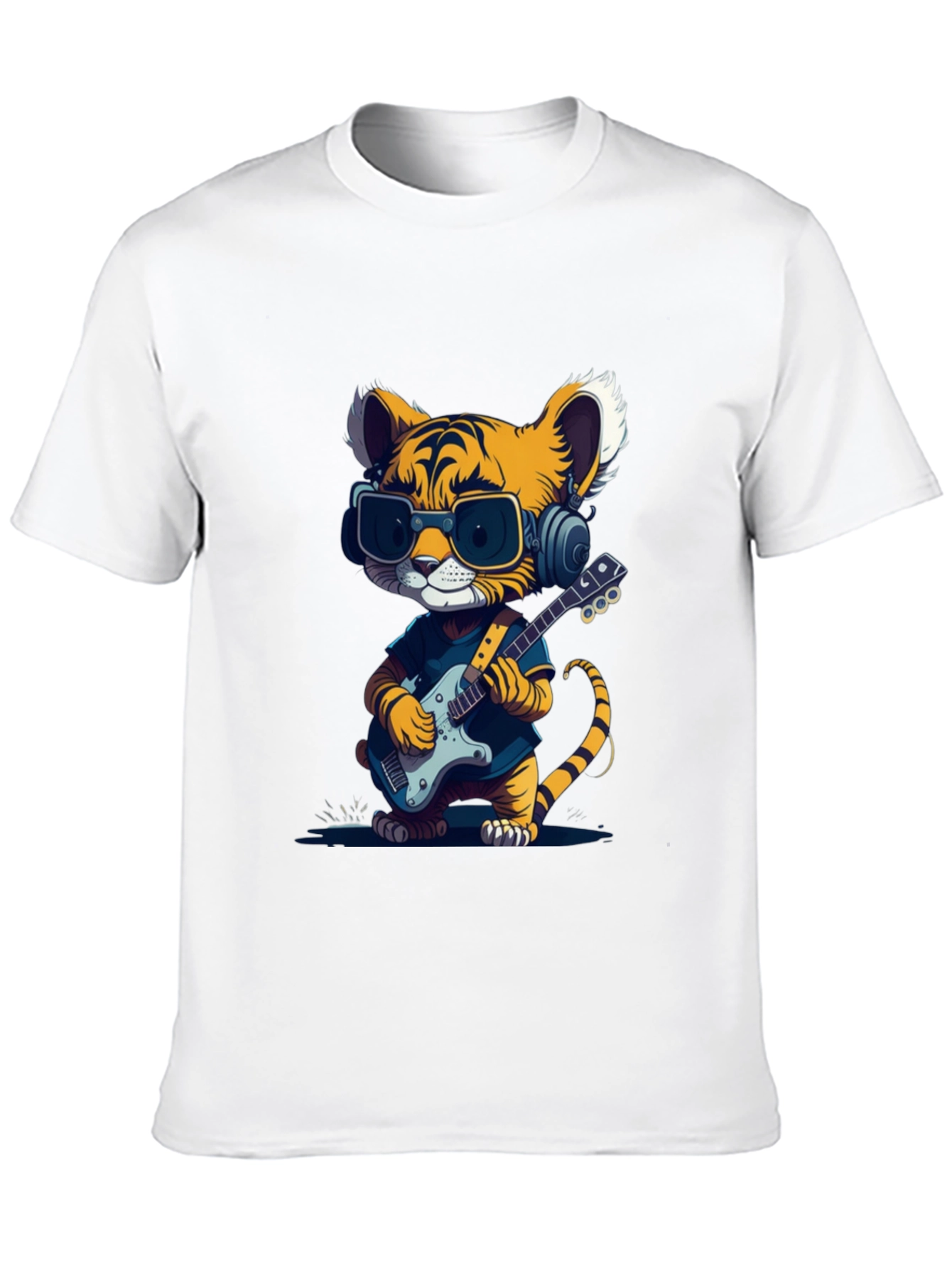 Black Tiger Guitarist T-Shirt view 10