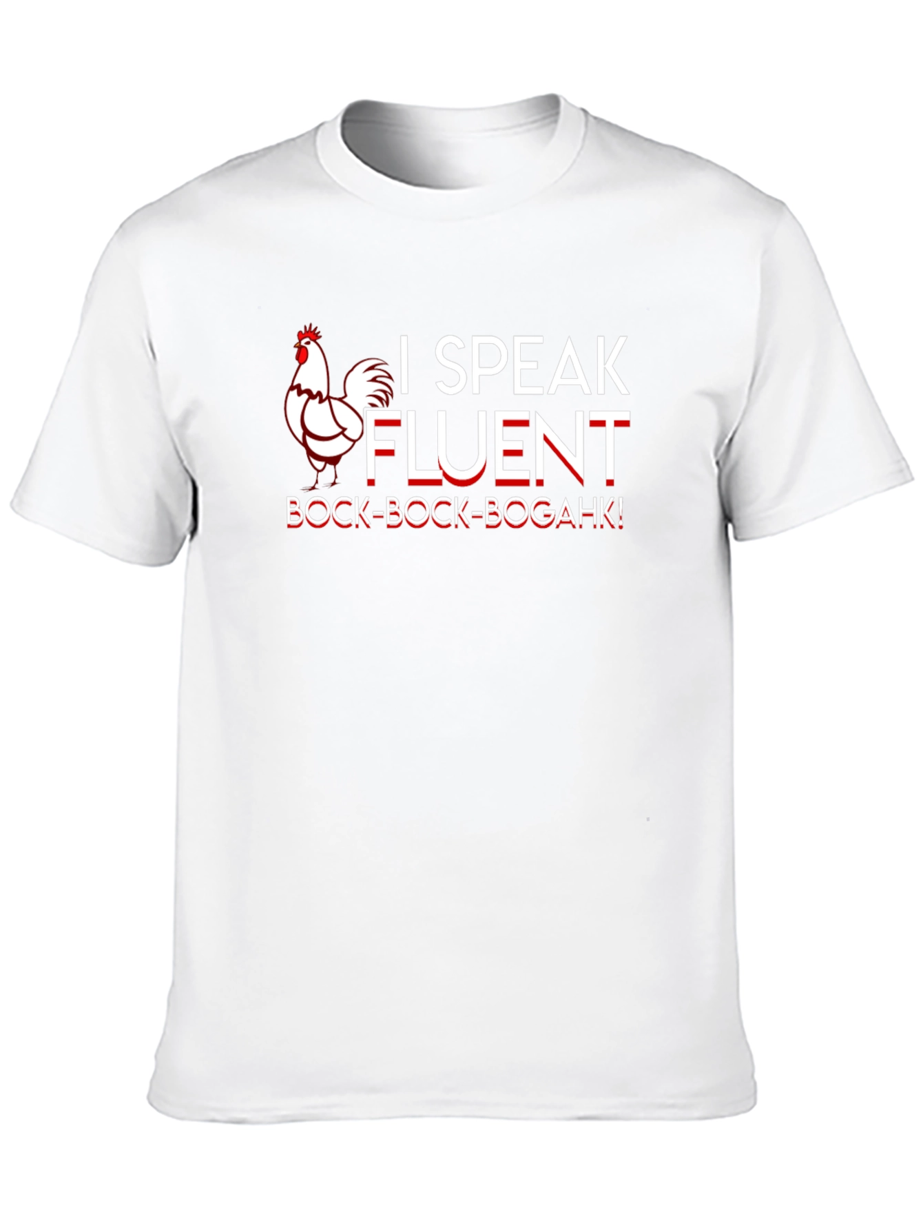 Black Funny I Speak Fluent Chicken T-Shirt view 10