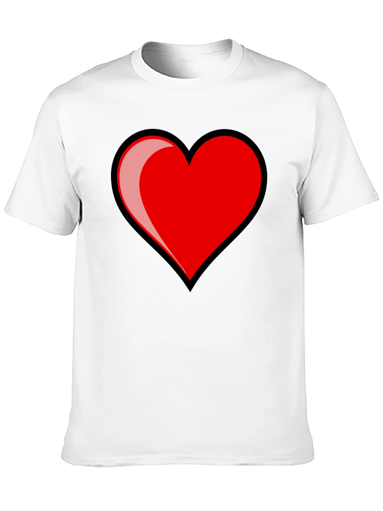 Black Heart Graphic Black T-Shirt view 10