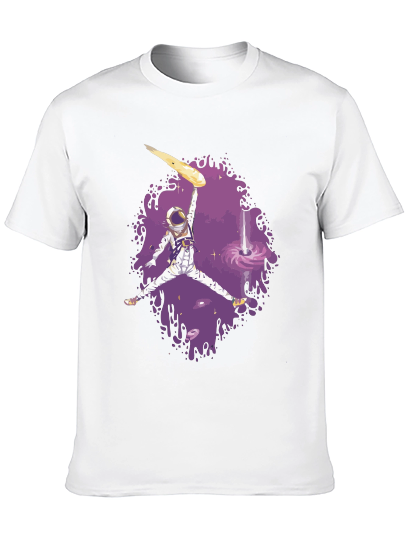 Black Astronaut Space Dunk T-Shirt view 10