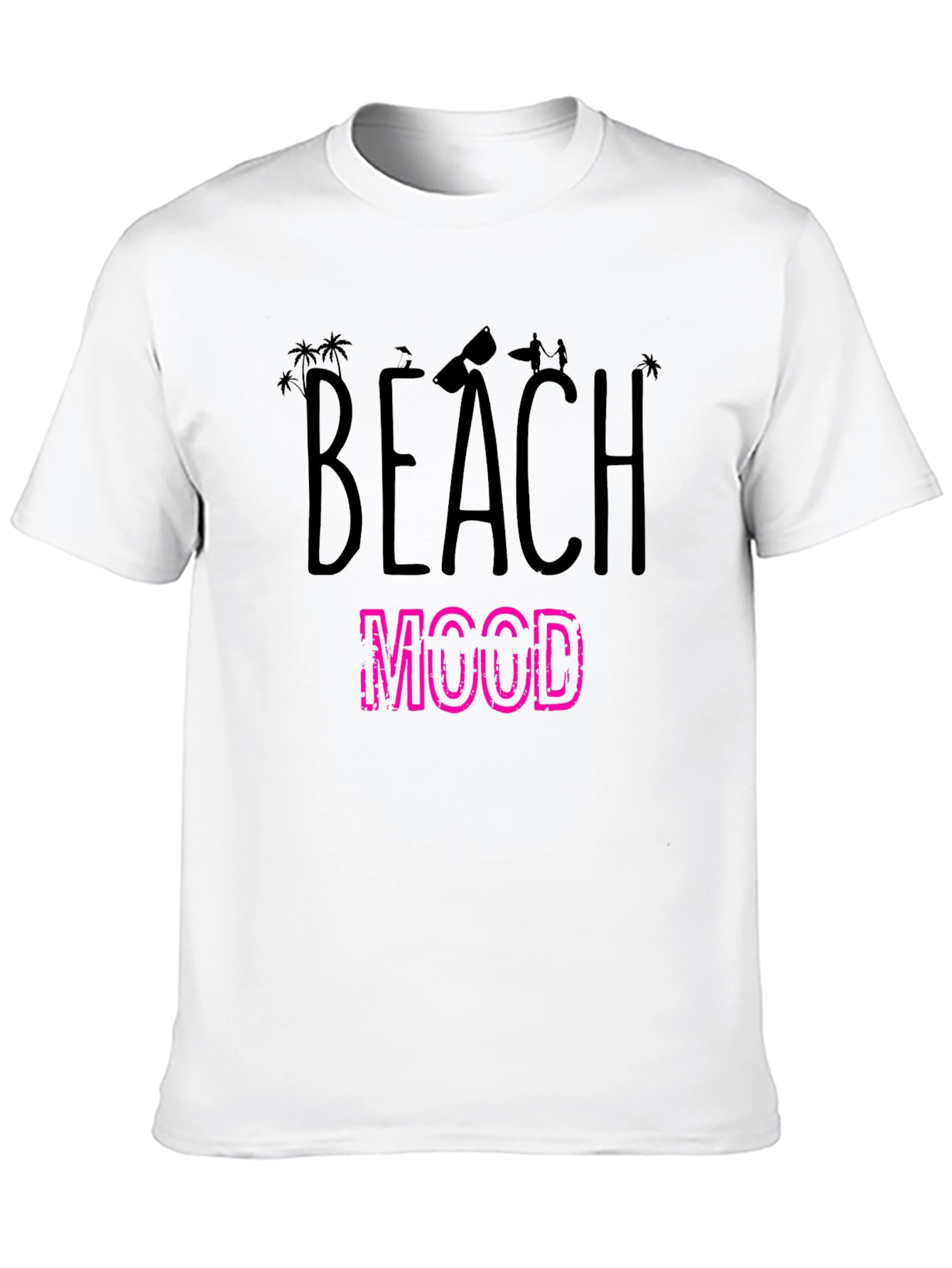 Black Beach Mood Graphic T-Shirt view 10