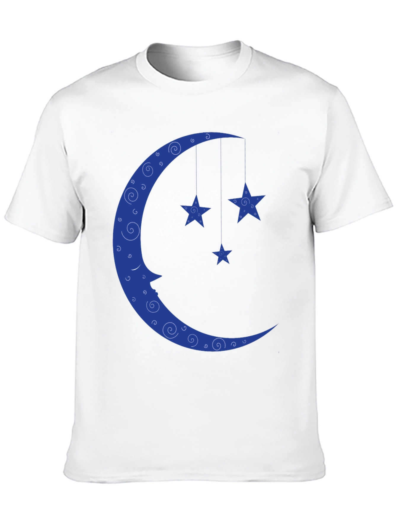 Black Dreamy Moon & Stars Black T-Shirt view 10