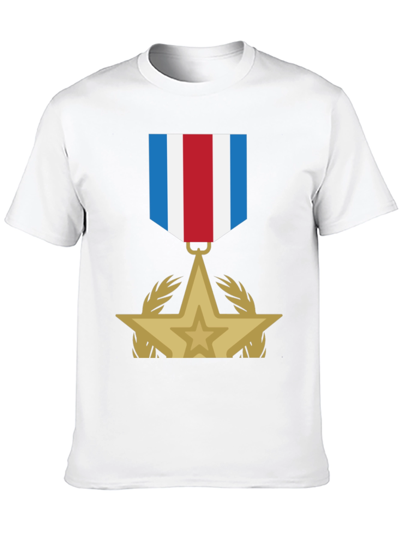 Black Valor Medal Graphic Tee - Men's Black T-Shirt view 10