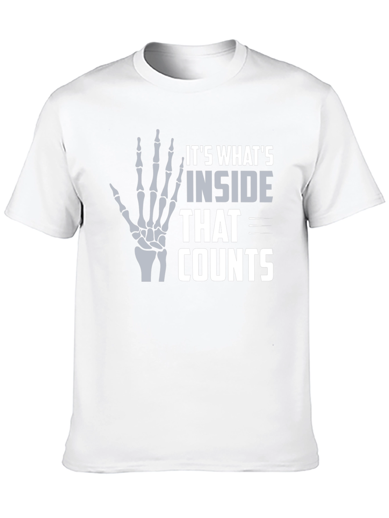 Black It's What's Inside That Counts Graphic Tee view 10