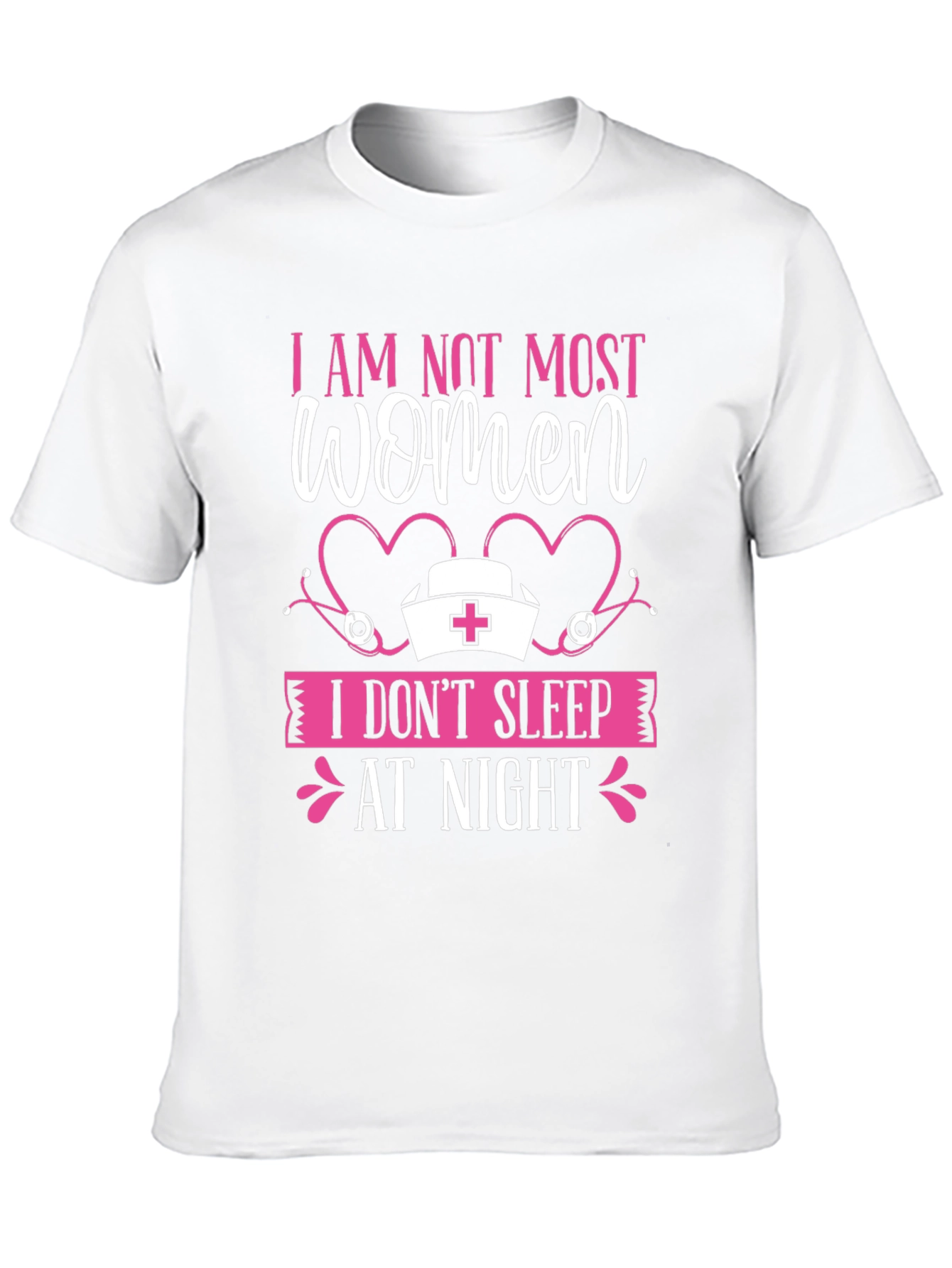 Black I AM NOT MOST WOMEN T-Shirt view 10