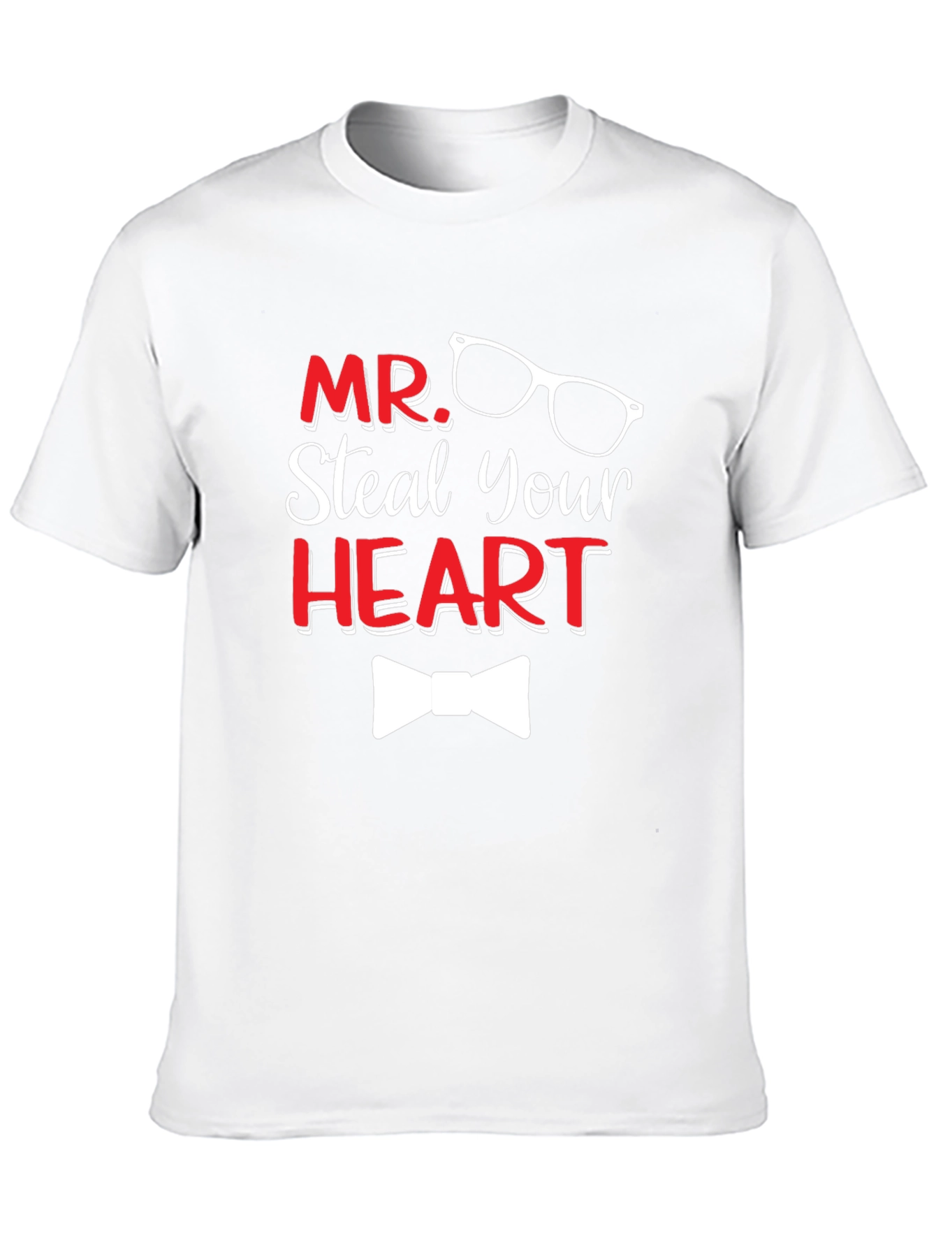 Black Mr. Steal Your Heart Graphic T-Shirt view 10
