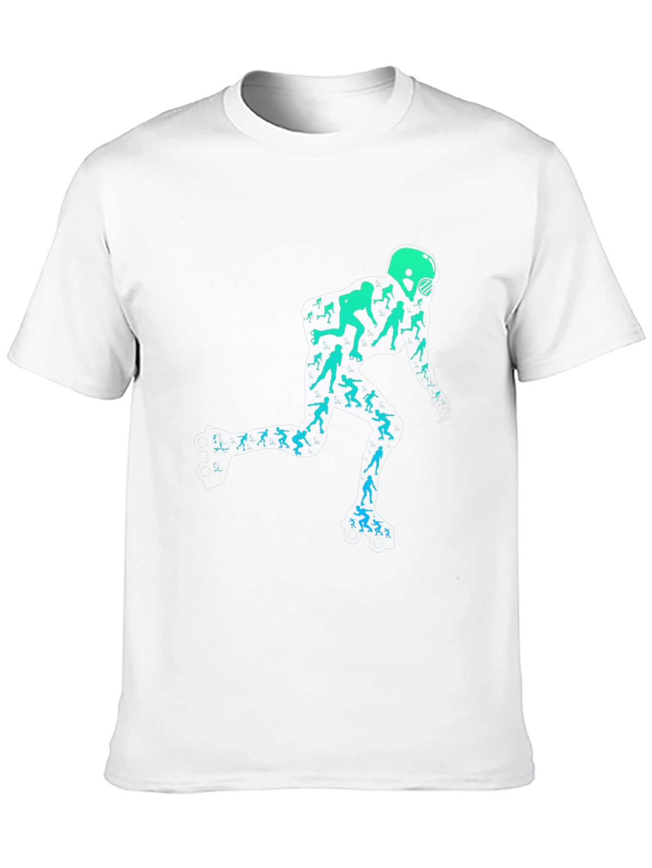 Black Roller Derby T-Shirt: Graphic Black Tee for Skate Lovers view 10