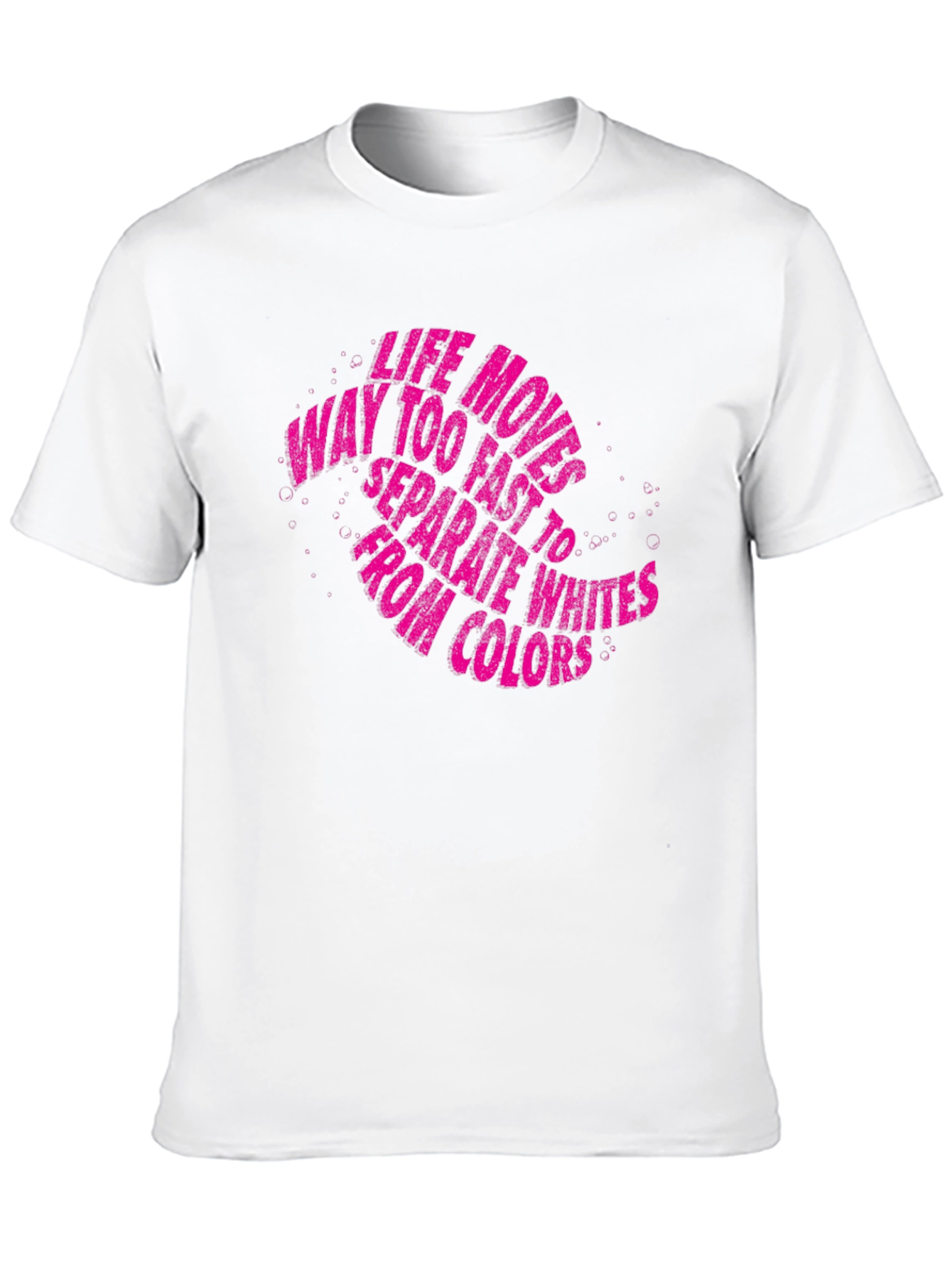 Black Statement Graphic Tee - Life Moves Fast view 10