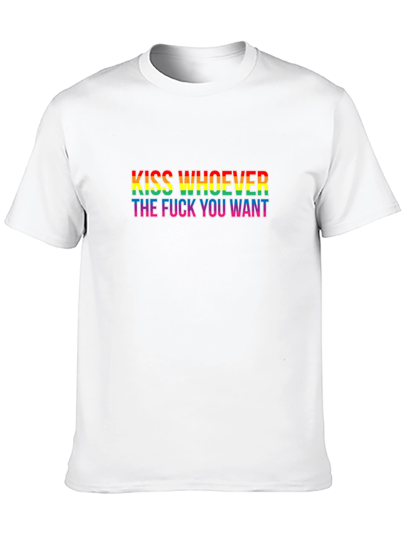 Black Kiss Whoever You Want Black T-Shirt view 10