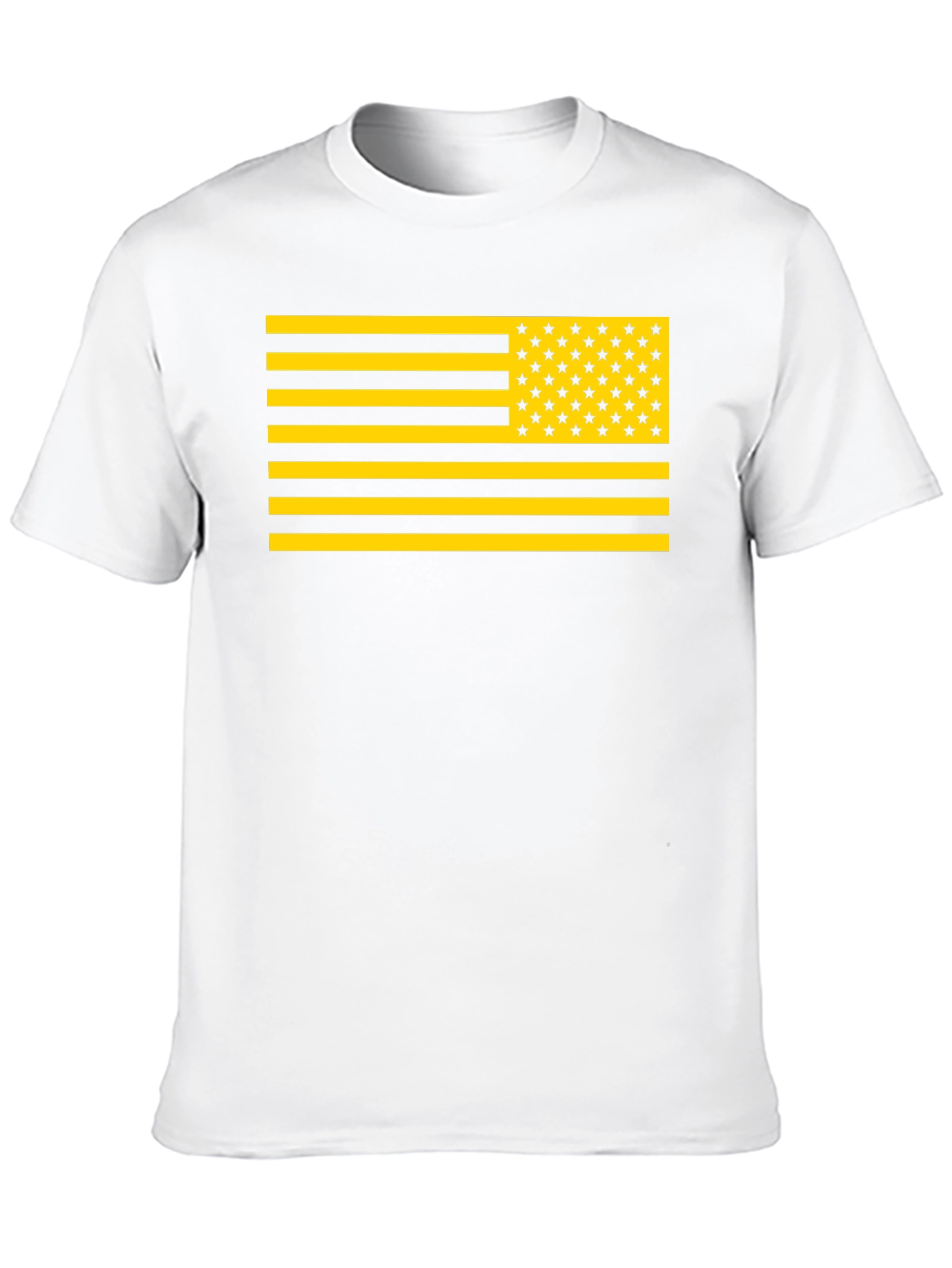 Black Novelty American Flag Graphic T-Shirt view 10