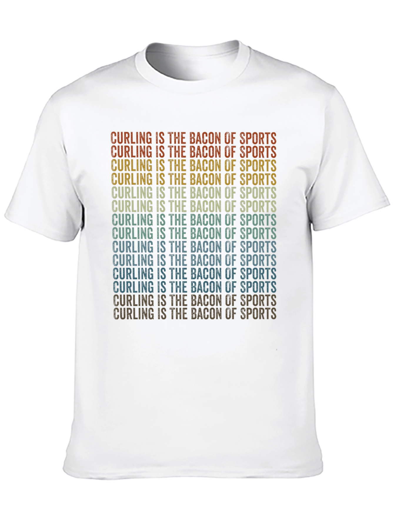 Black Curling is the Bacon of Sports T-Shirt view 10