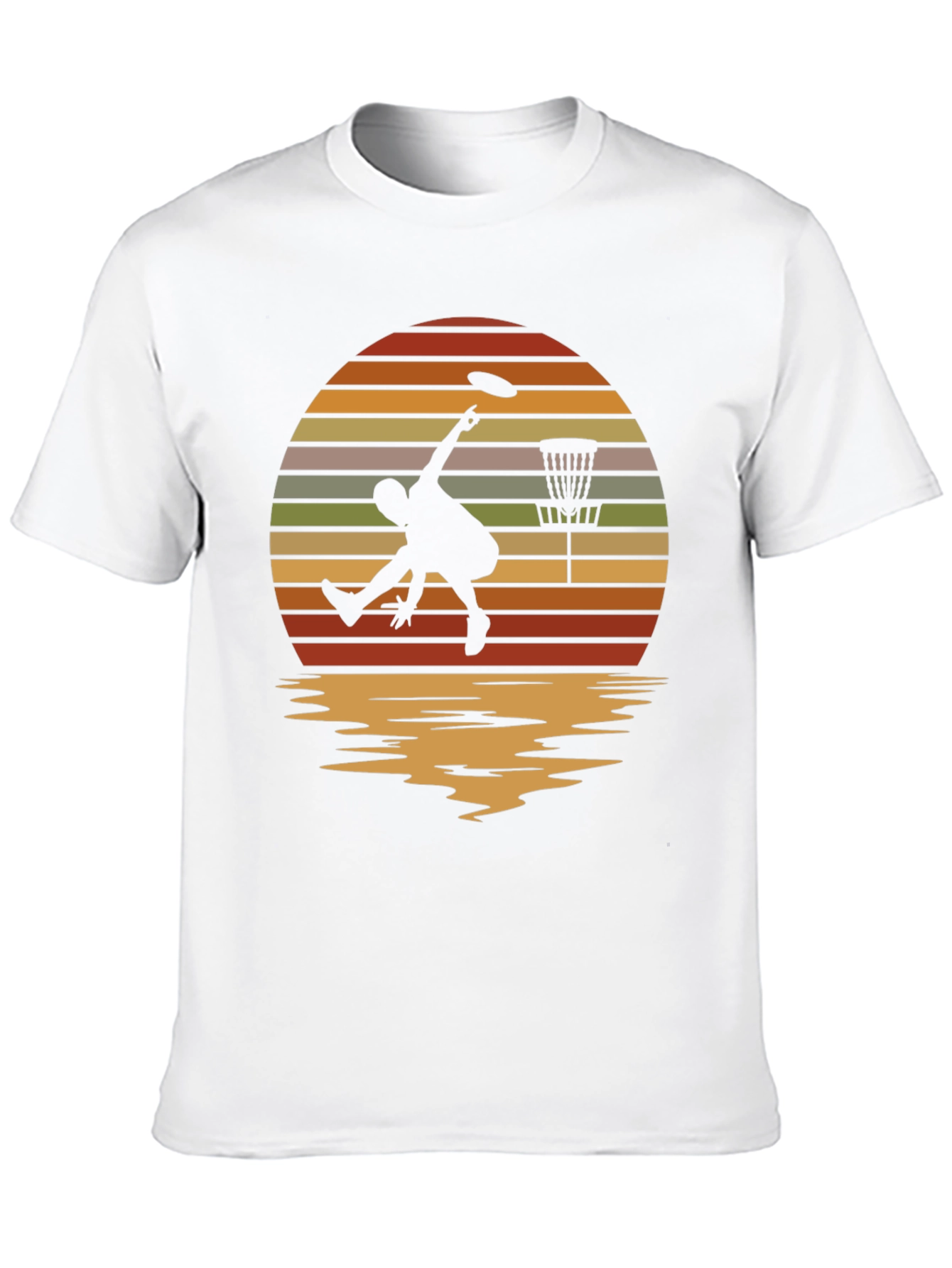 Black Disc Golf Sunset Tee view 10