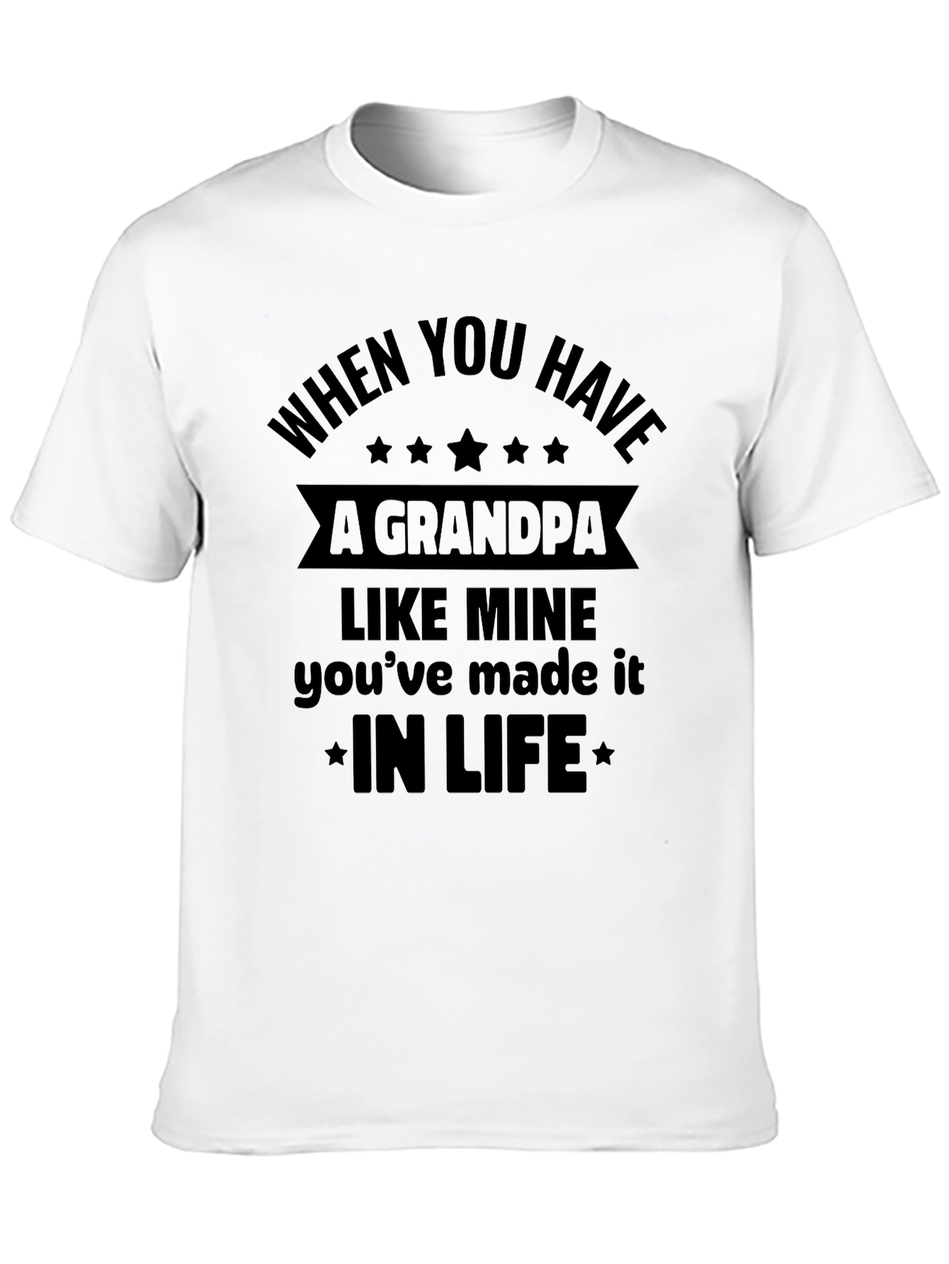 Black Grandpa Gift T-Shirt - 'When You Have A Grandpa Like Mine'  view 10