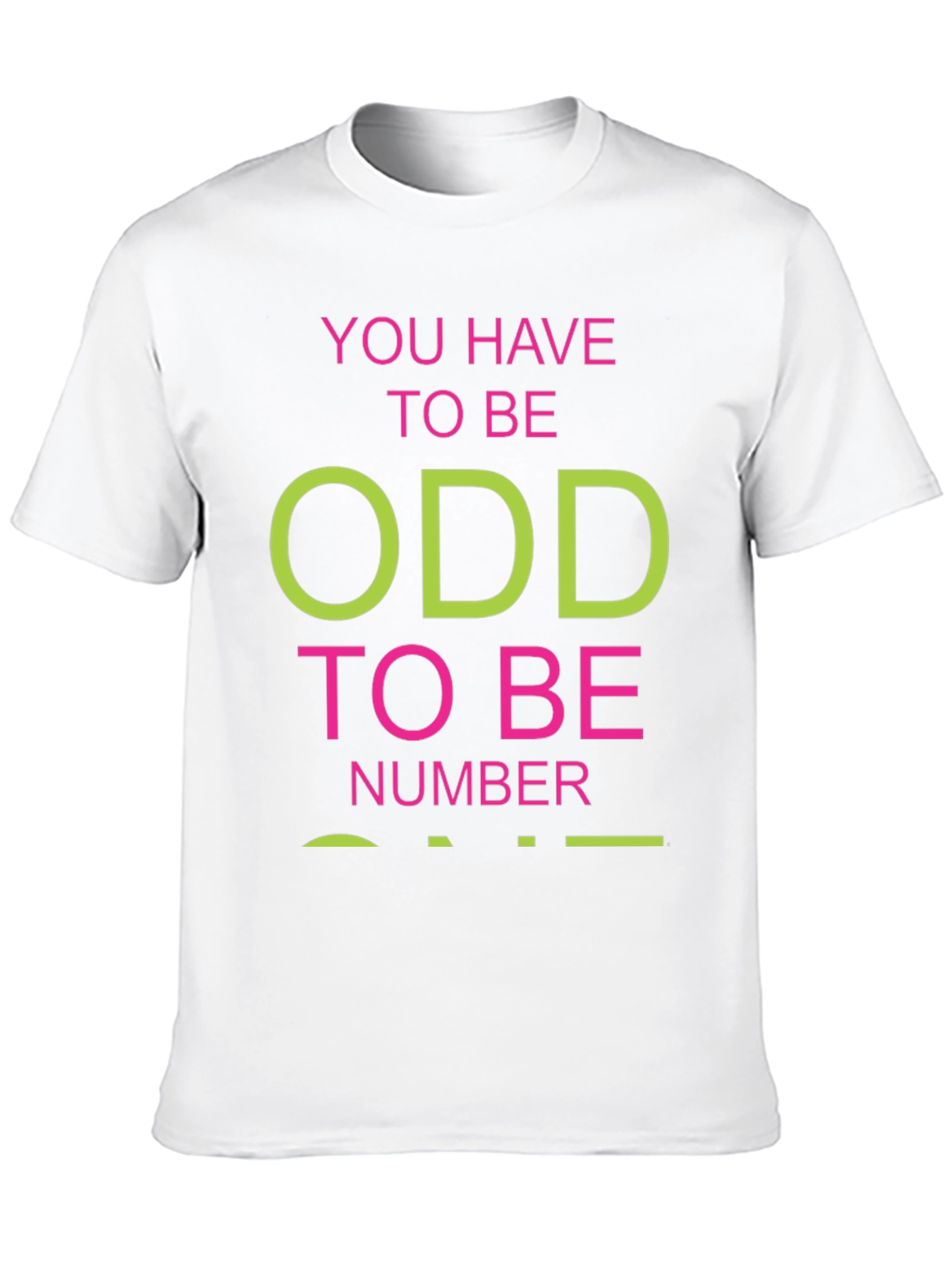 Black Odd Number Graphic T-Shirt view 10