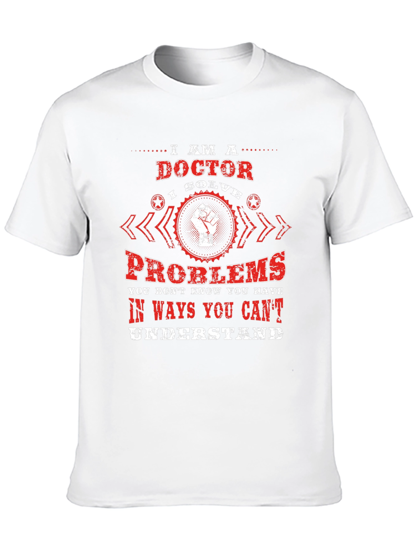 Black I Am A Doctor Graphic Tee view 10