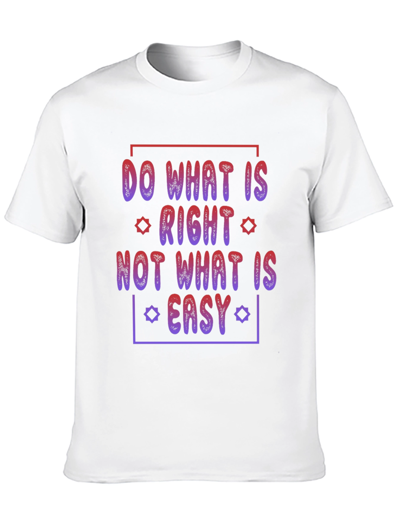 Black Motivational T-Shirt: Do What Is Right Graphic Tee view 10