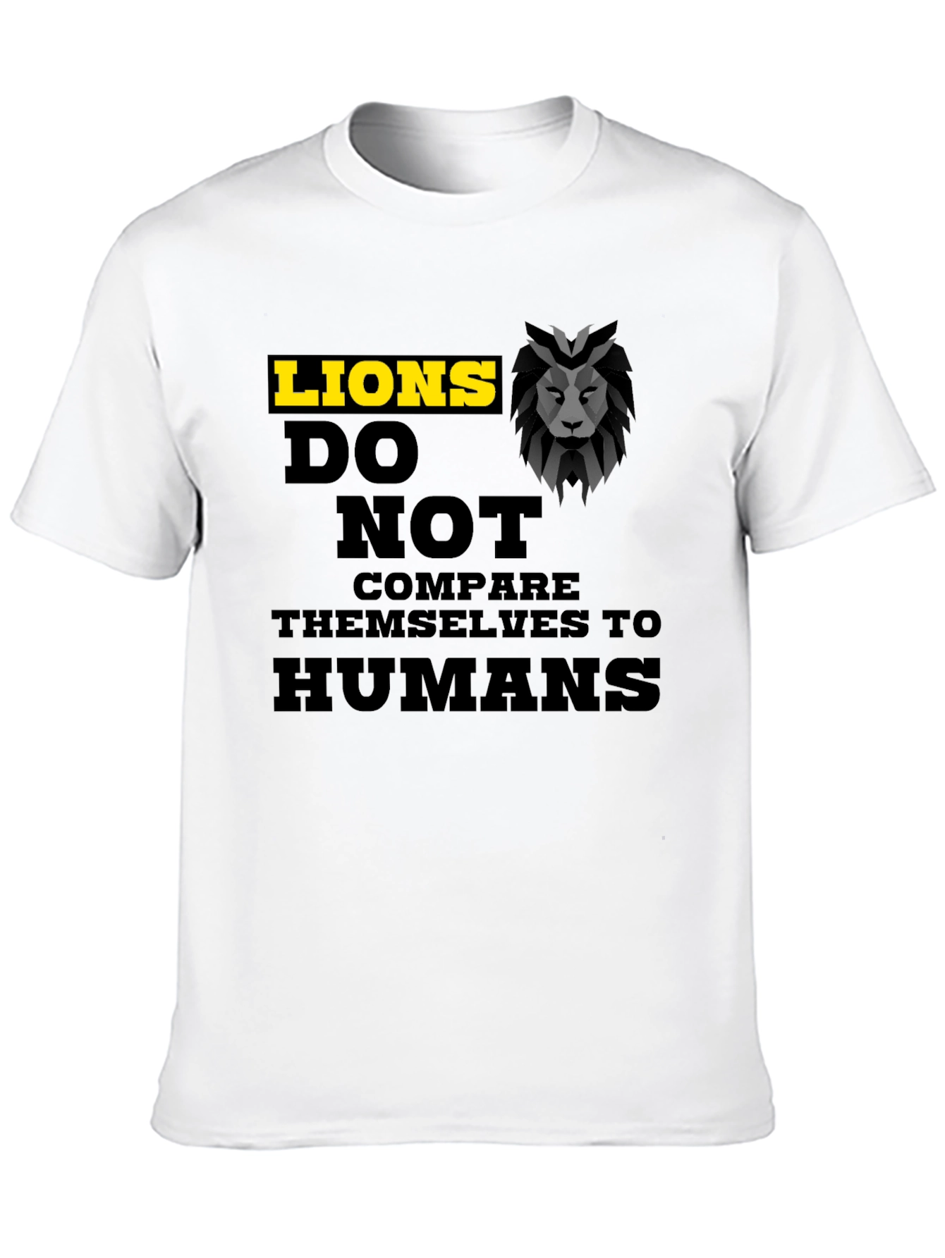 Black Lion's Don't Compare T-Shirt view 10