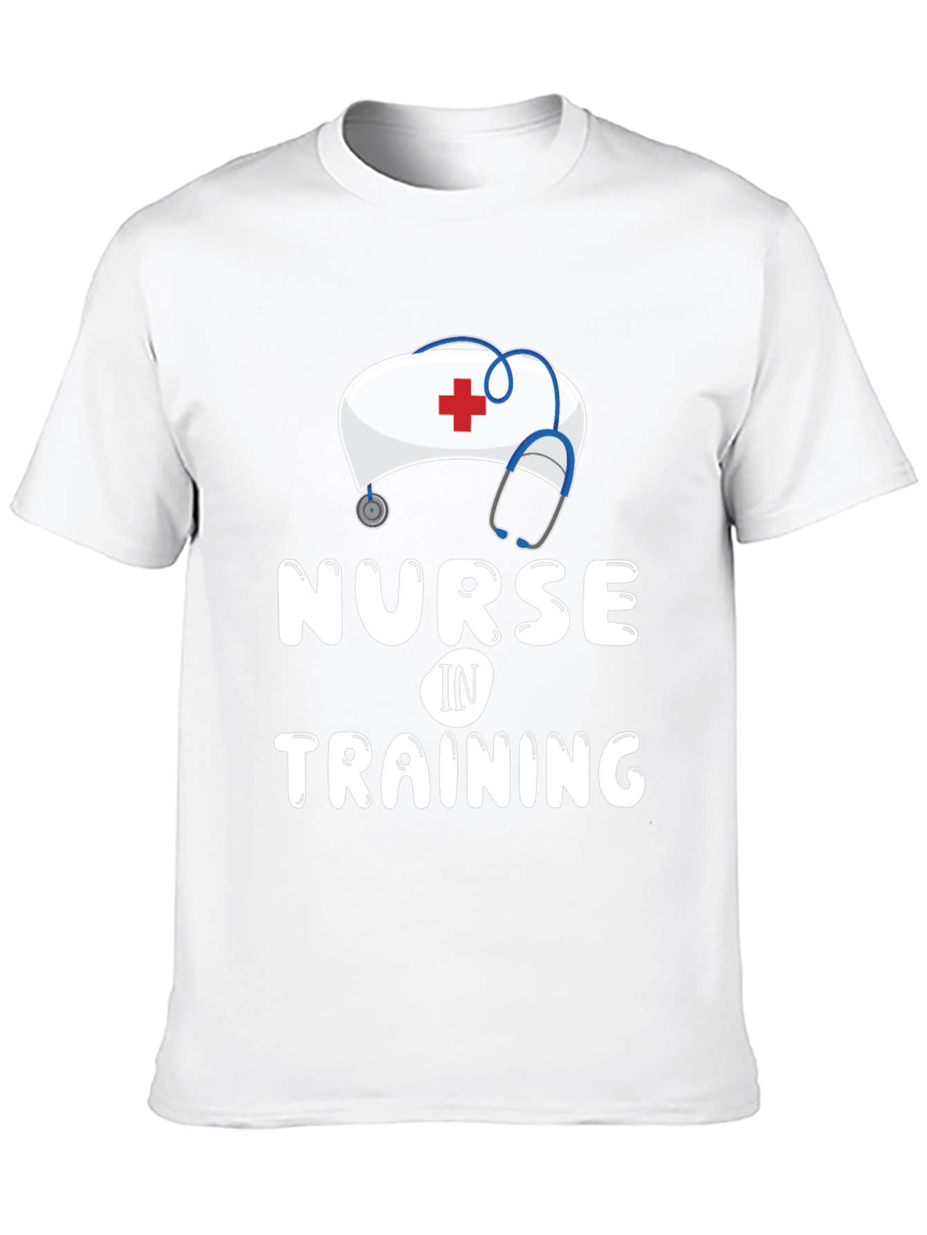 Black Nurse in Training Graphic T-Shirt - Medical Student Tee view 10