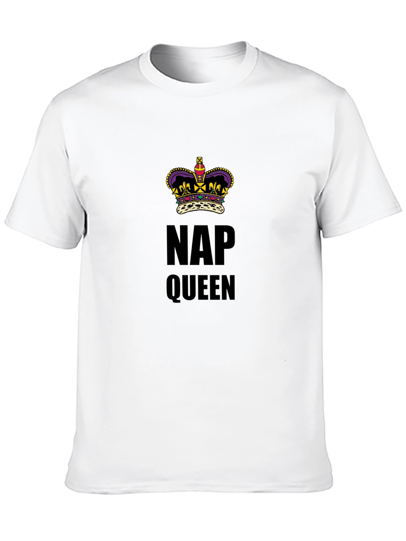 Black Nap Queen Graphic Tee - Comfortable Relaxed Fit view 10