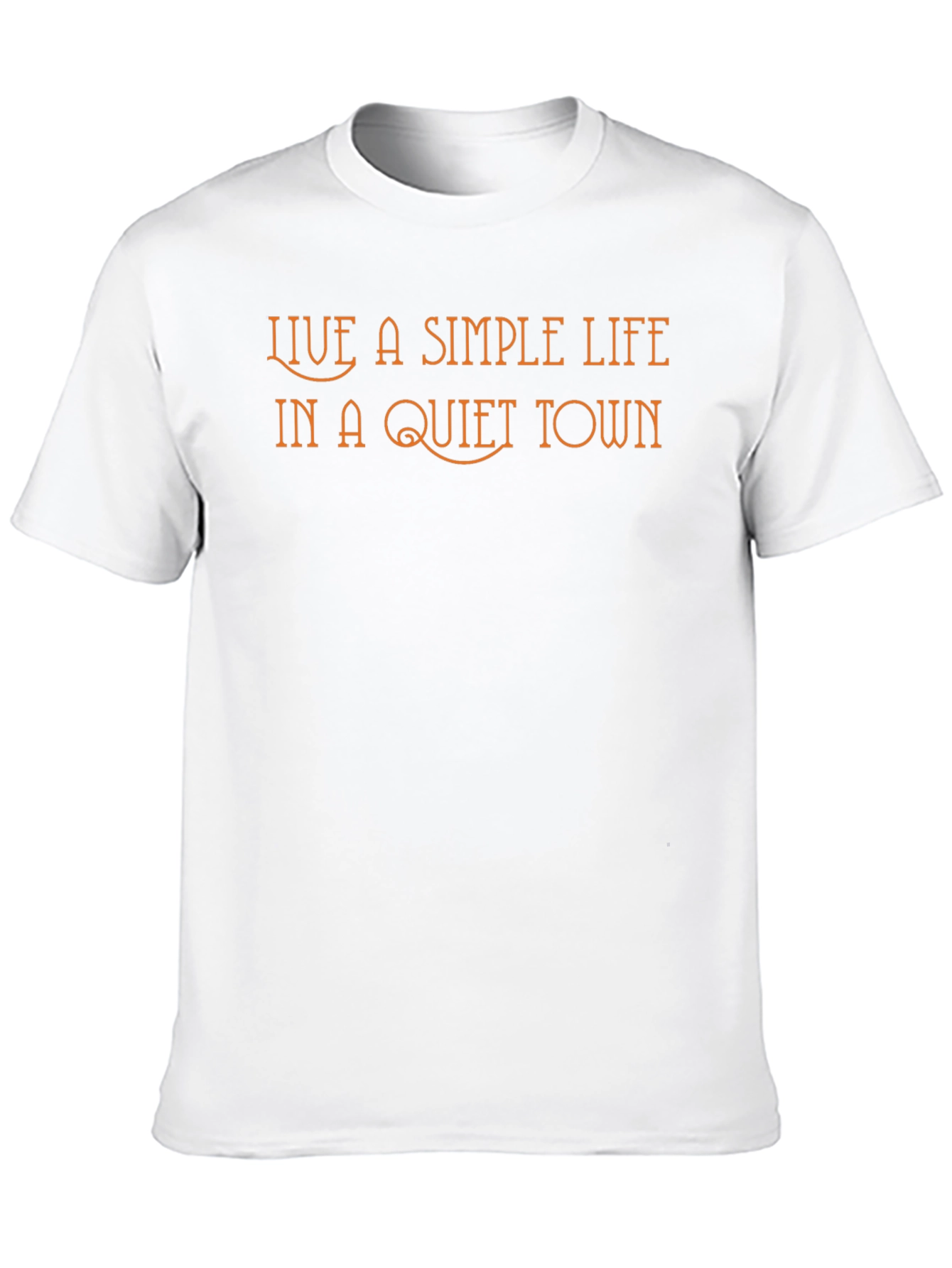 Black Simple Life Tee - Quiet Town Comfort view 10