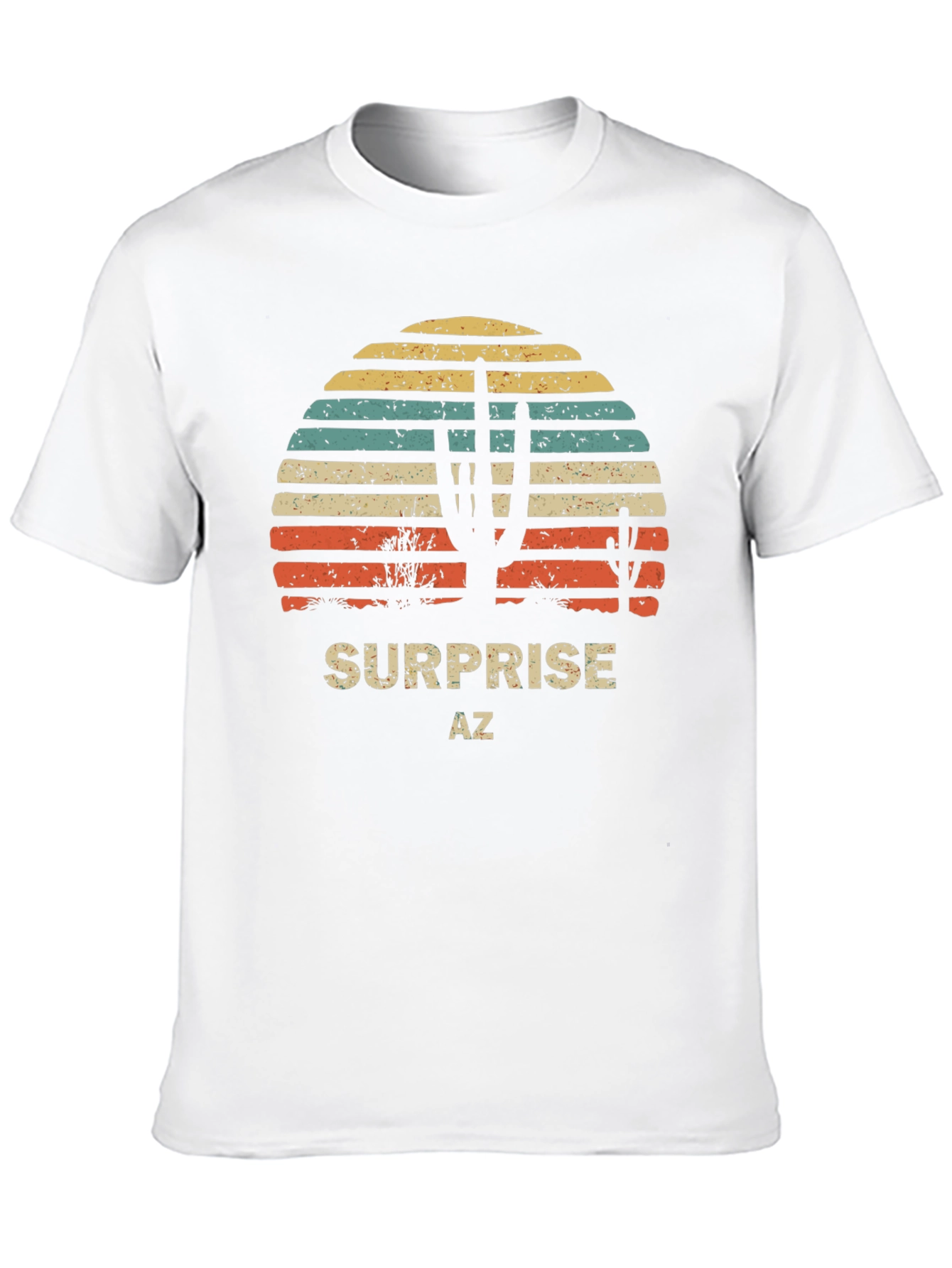 Black Surprise AZ Retro Sunset T-Shirt view 10