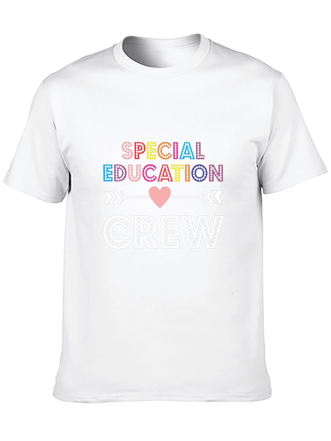 Black Special Education Crew T-Shirt Teacher Support view 10