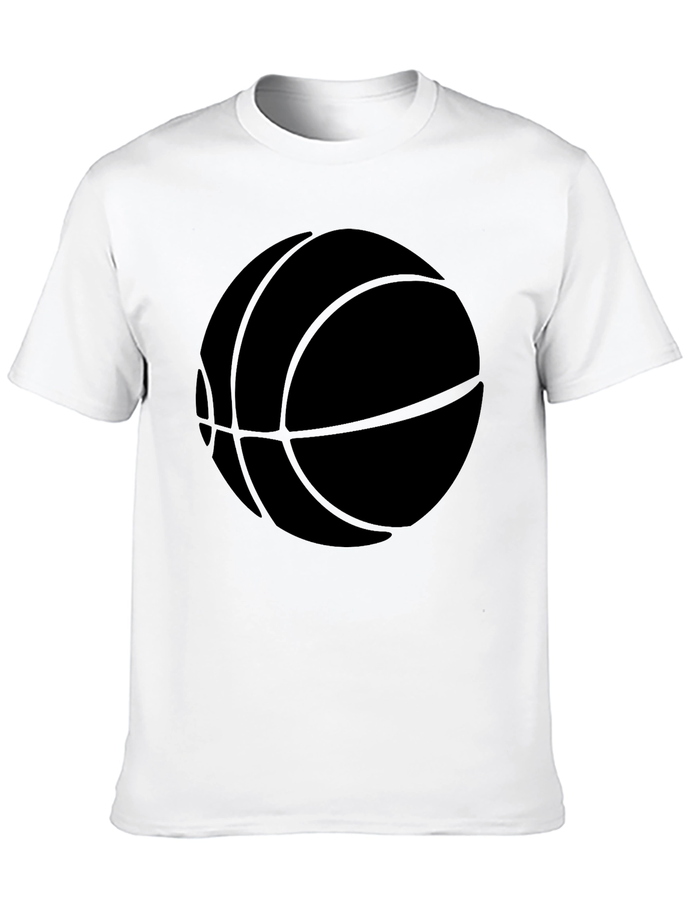 Black Black Basketball Graphic T-Shirt view 10